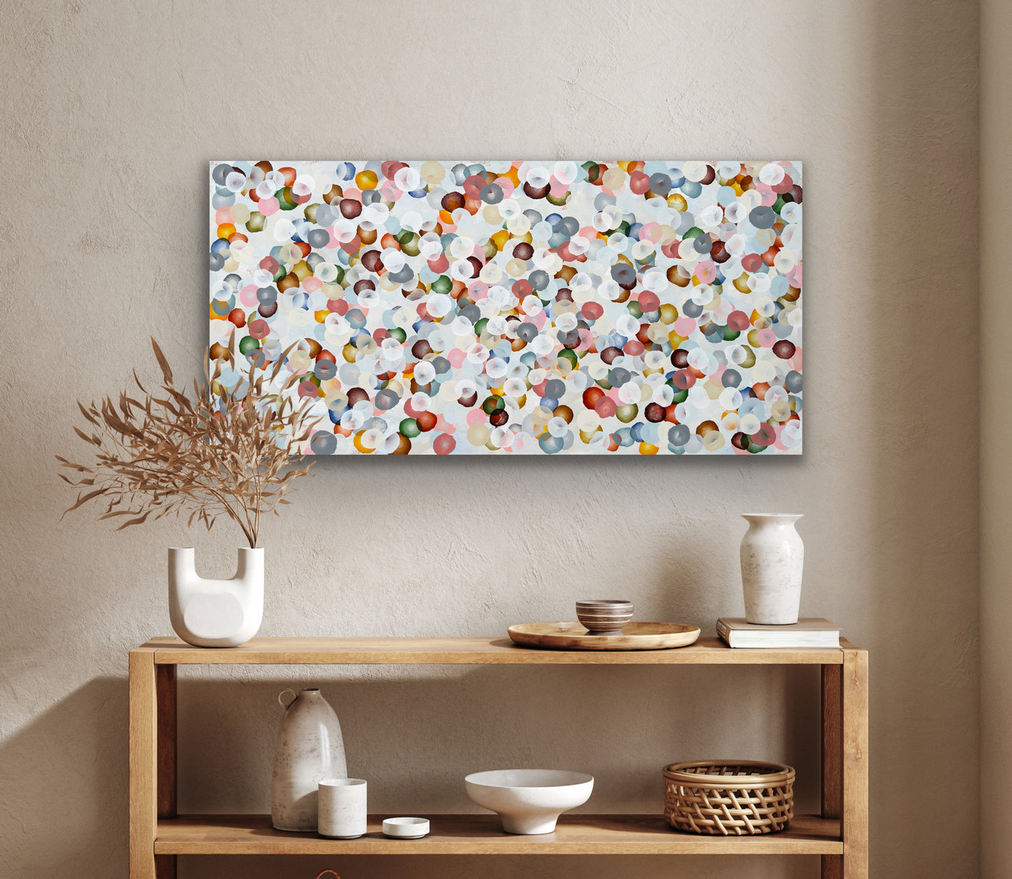 Aqueous Drift Coral Bloom IV - Original Abstract Artwork