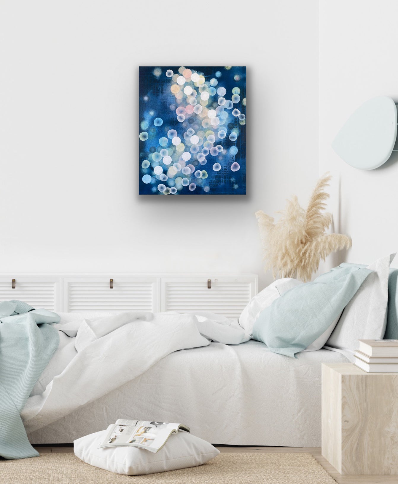 Bioluminous Dreamer IV - Abstract Sealife Painting