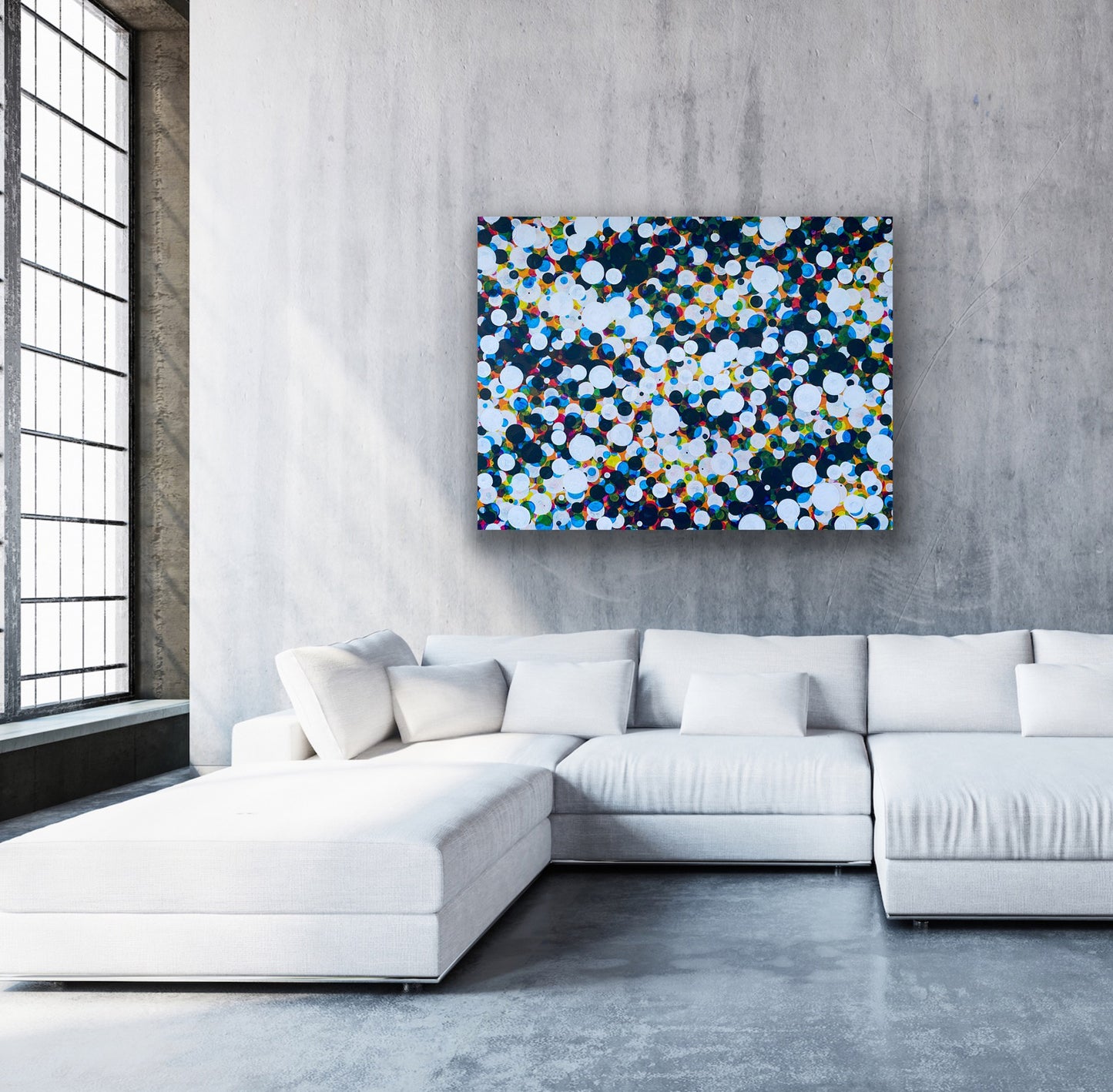 Immersion Re-Immerged - Large Colourful Abstract Artwork