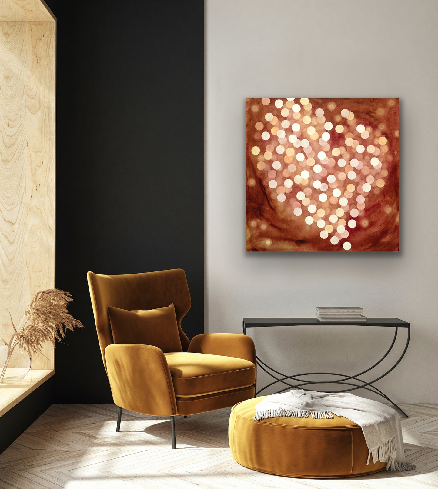 Aqueous Field Coral Bloom XVII - Abstract Sealife Painting