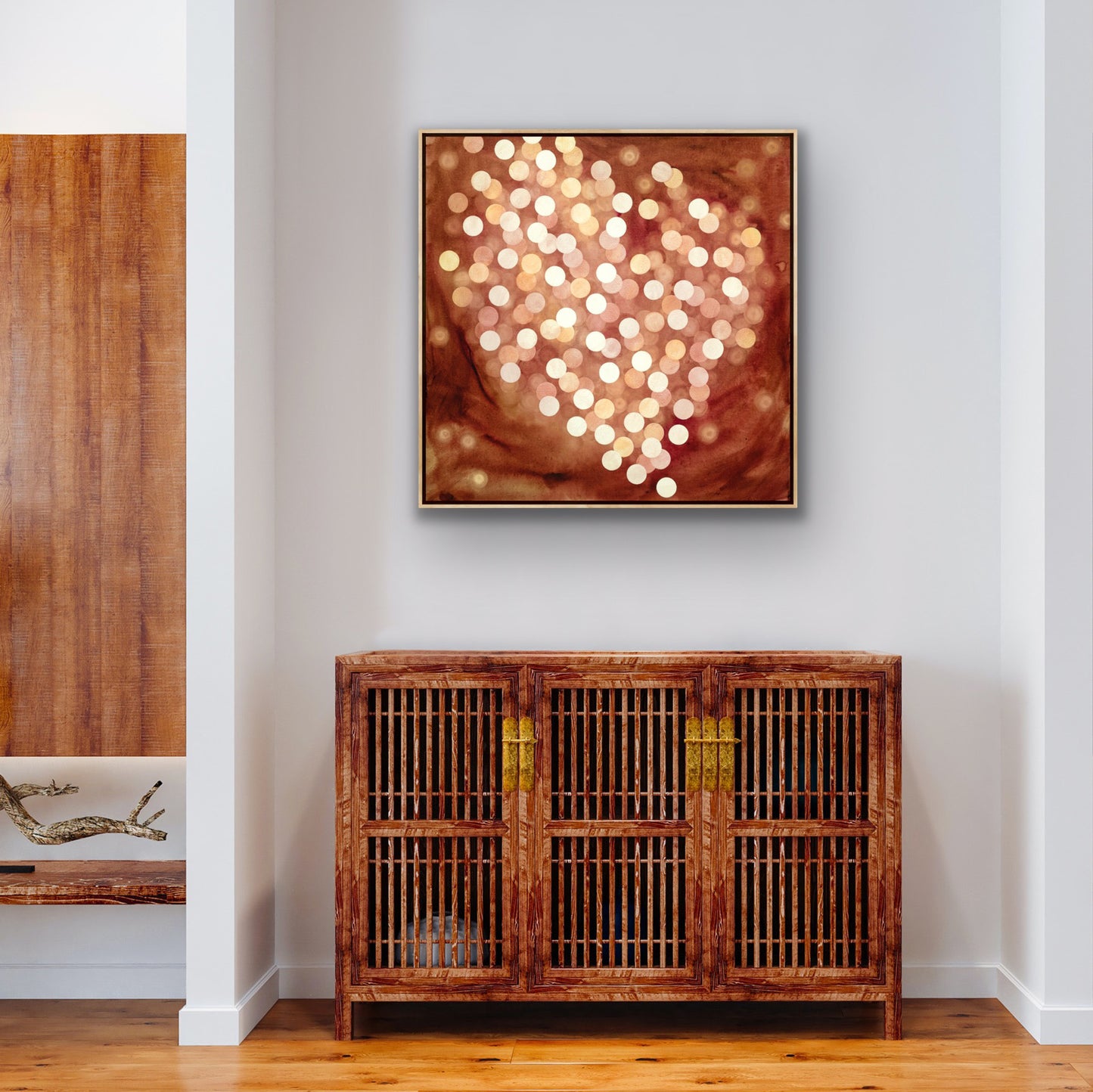 Aqueous Field Coral Bloom XVII - Abstract Sealife Painting