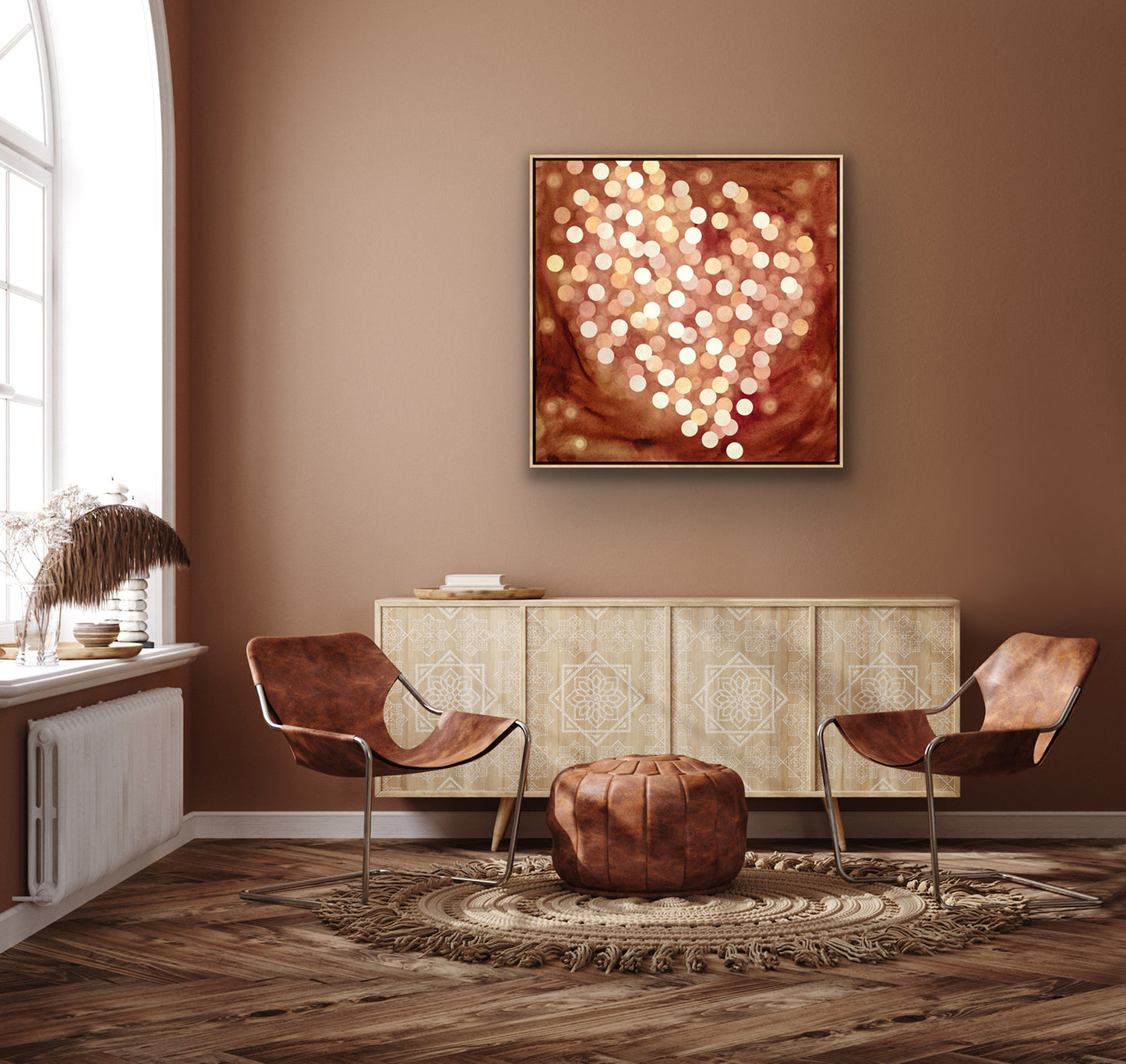 Aqueous Field Coral Bloom XVII - Abstract Sealife Painting