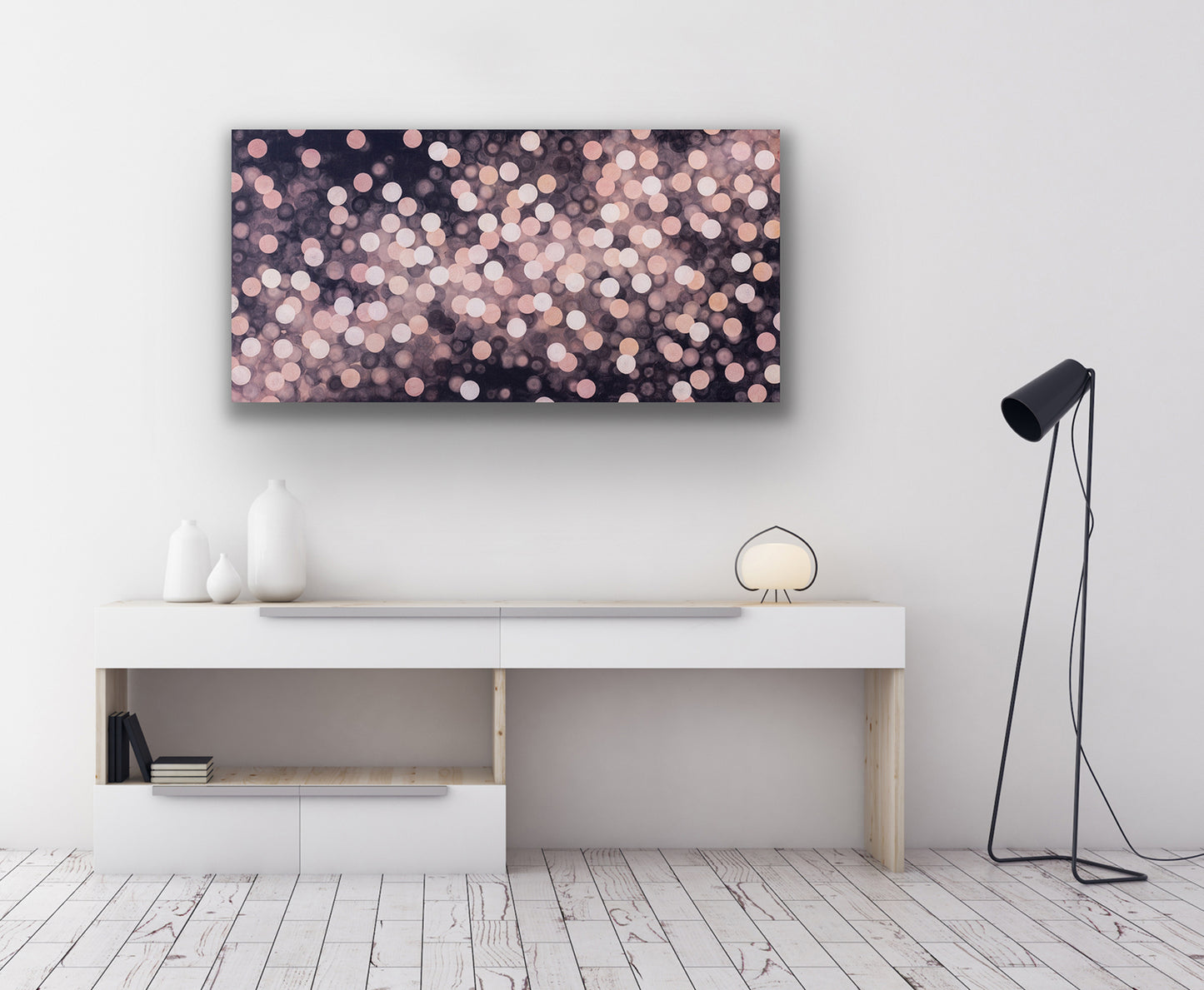 There was Something in the Air VII - Abstract Lights Painting 61cm x 122cm