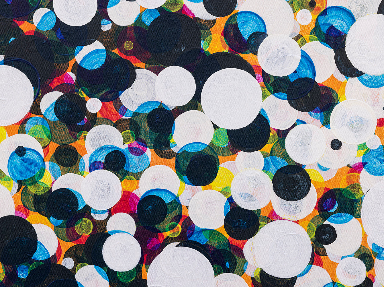 Immersion Re-Immerged - Large Colourful Abstract Artwork