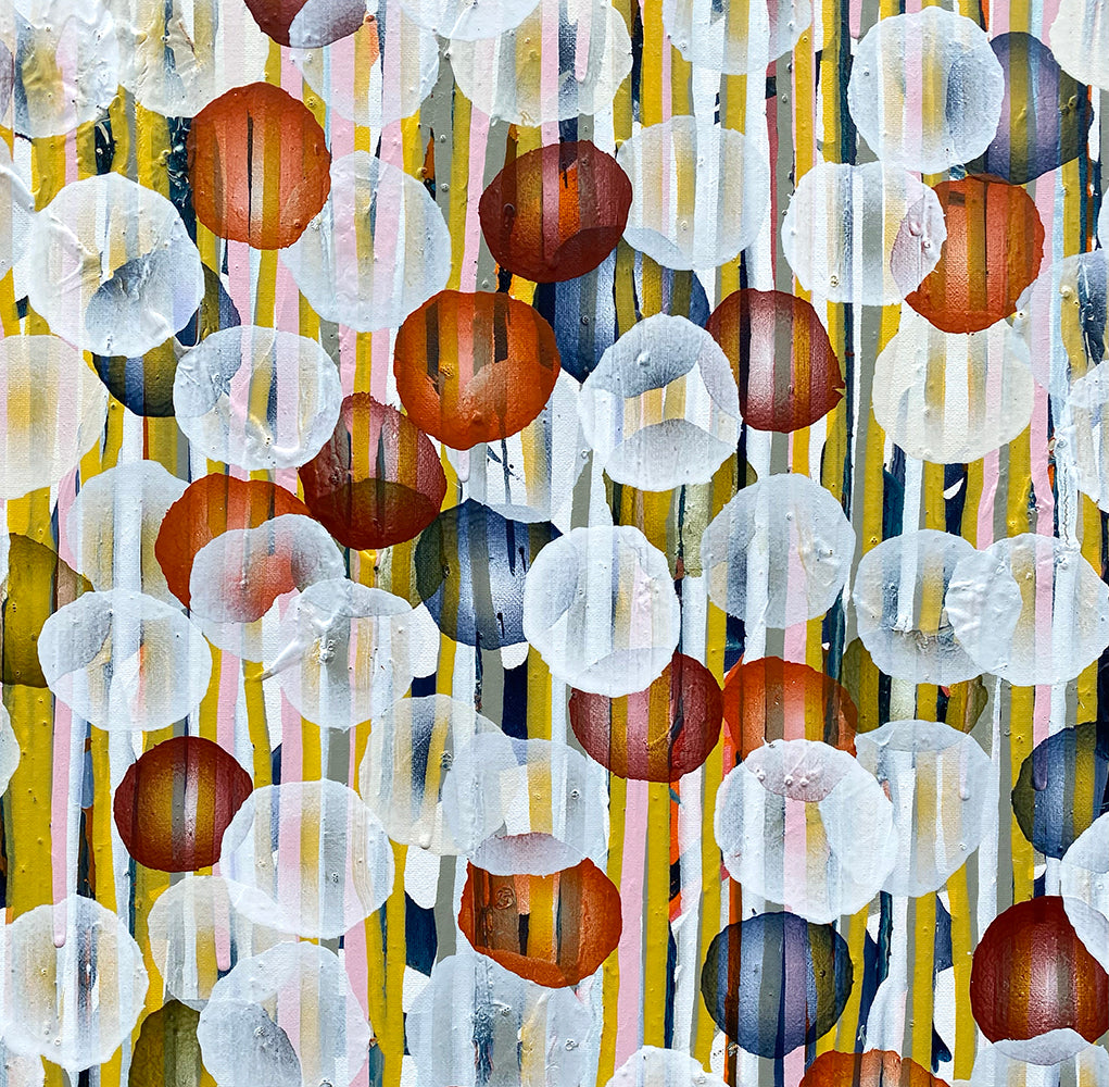 Coastal Storm Spritz – Abstract Sealife Painting