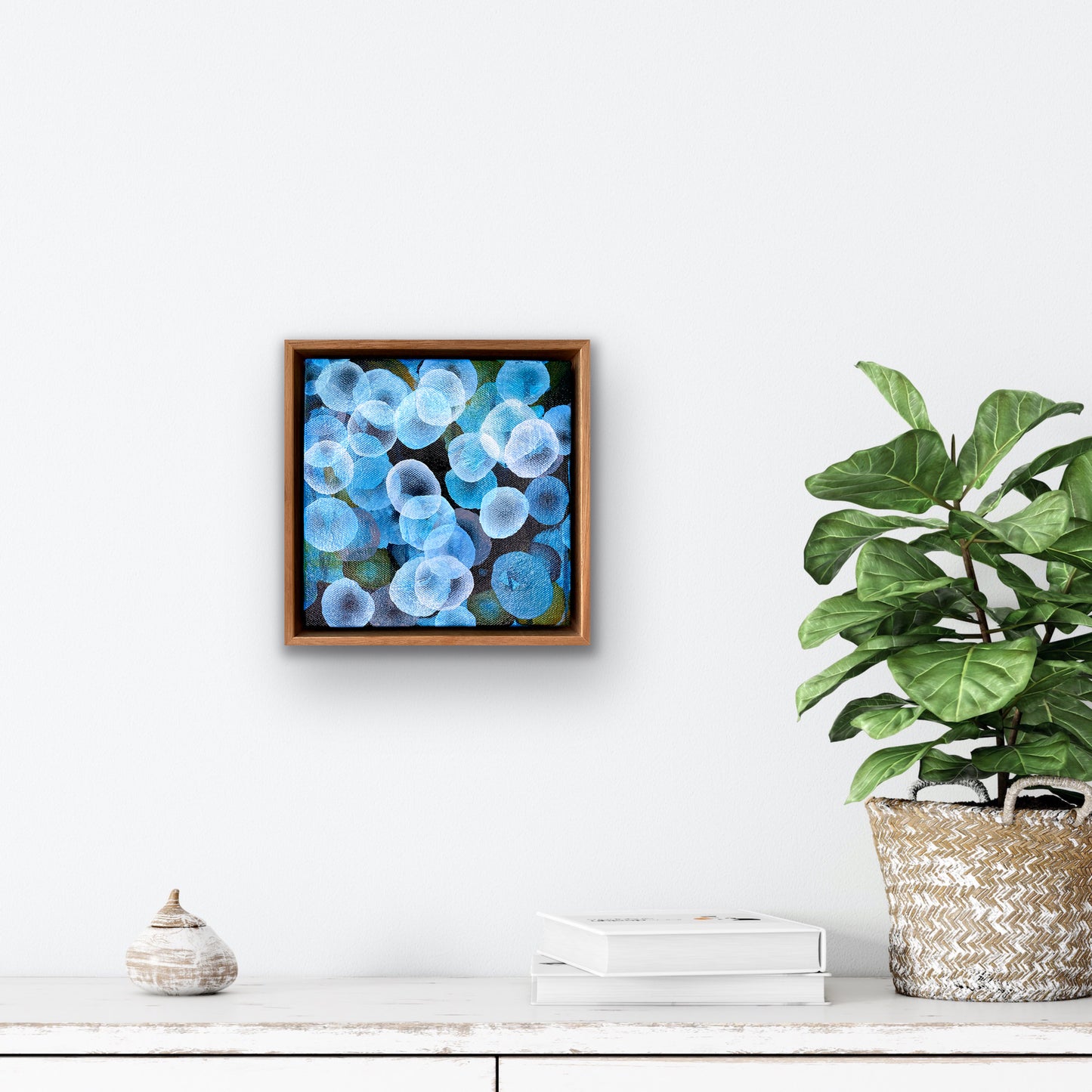 Bio Bloom Flow II - Abstract Microscopic Sealife Painting