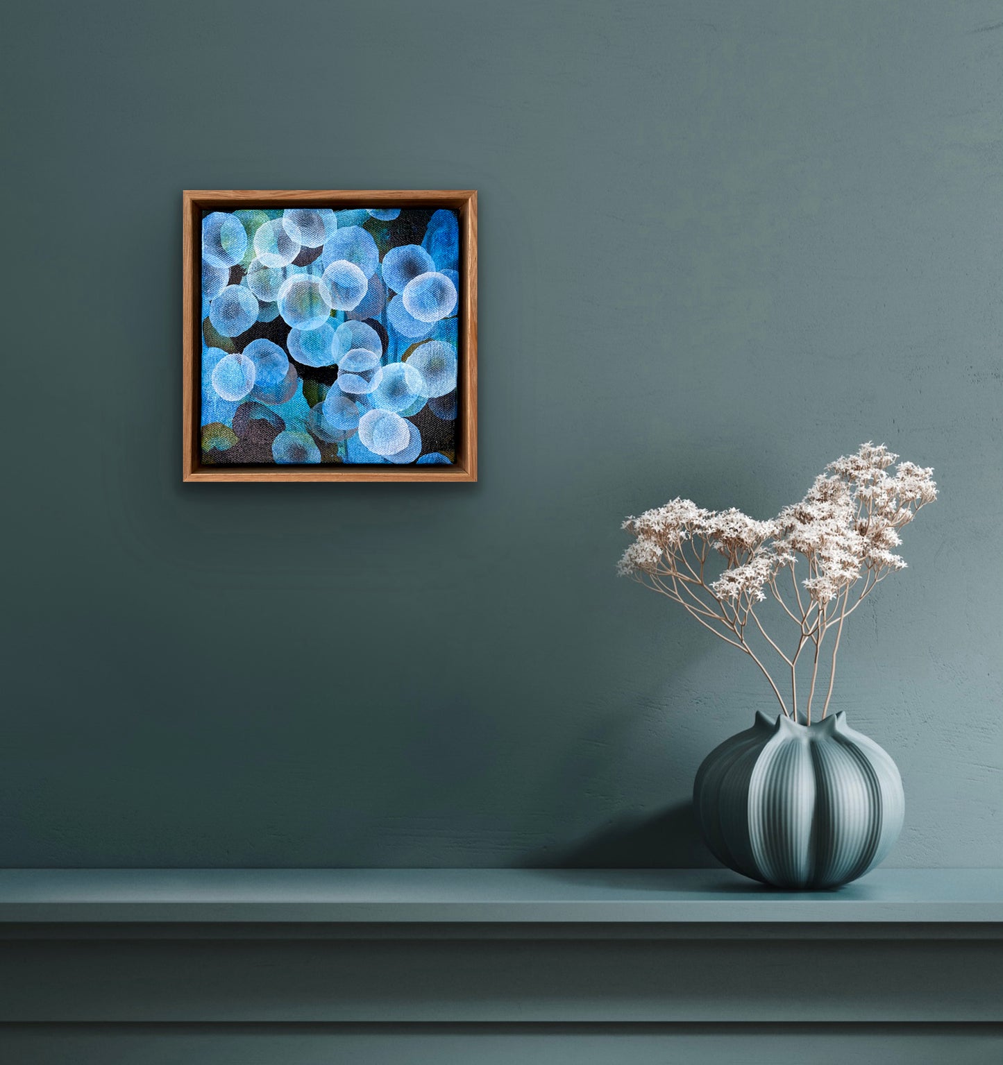 Bio Bloom Flow I - Abstract Microscopic Sealife Painting