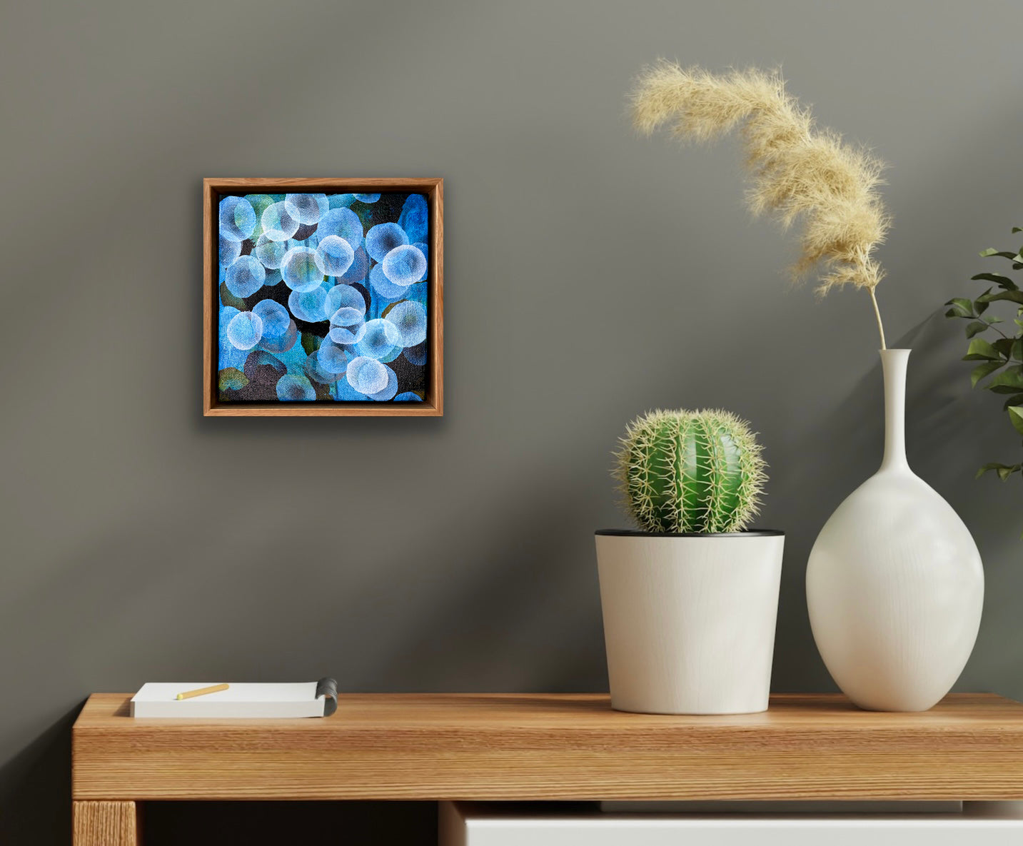Bio Bloom Flow I - Abstract Microscopic Sealife Painting