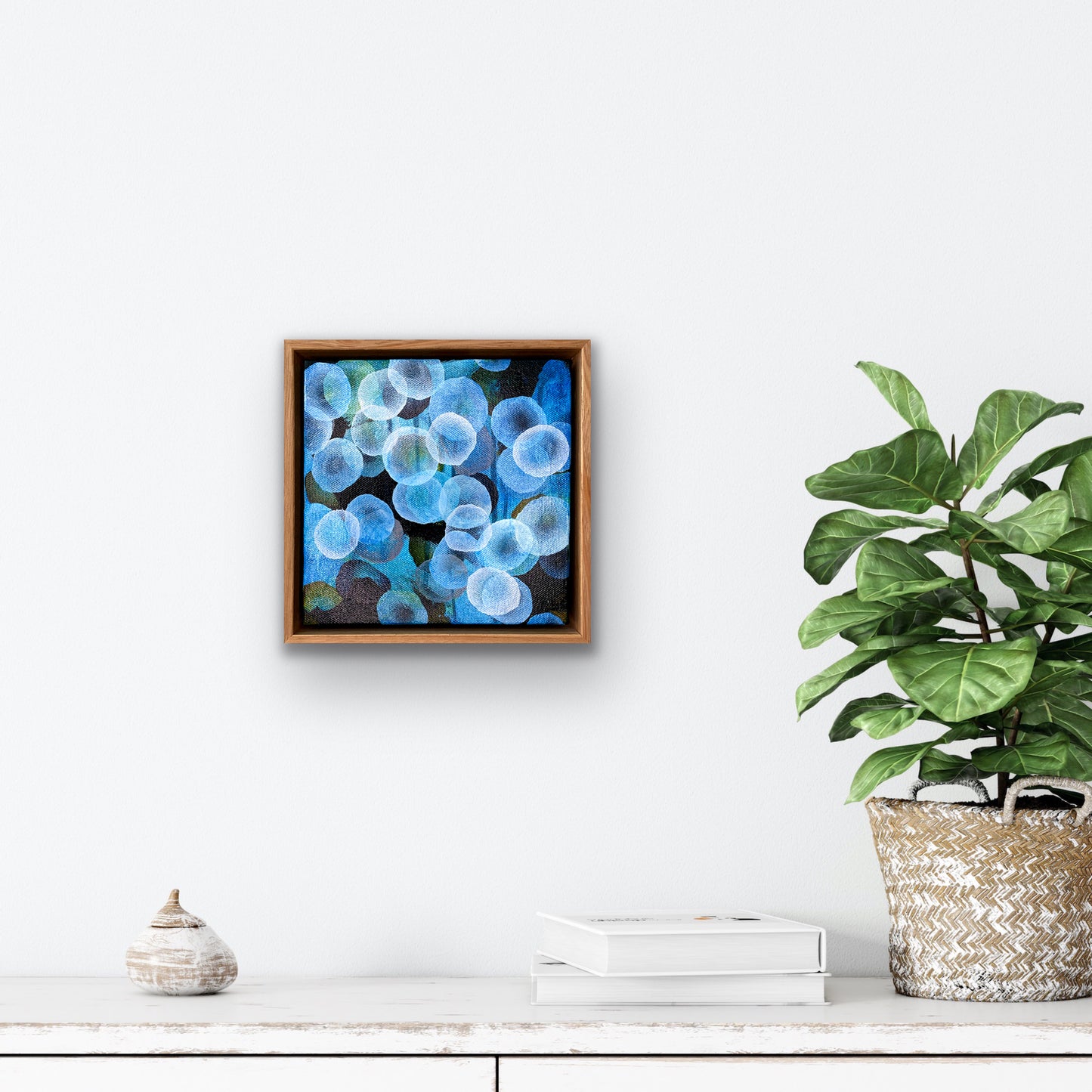 Bio Bloom Flow I - Abstract Microscopic Sealife Painting