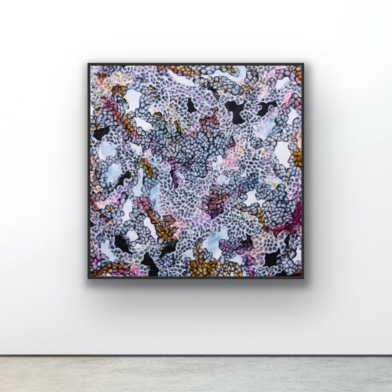Bio Bloom Reef Song VII - Large Abstract Sealife Painting