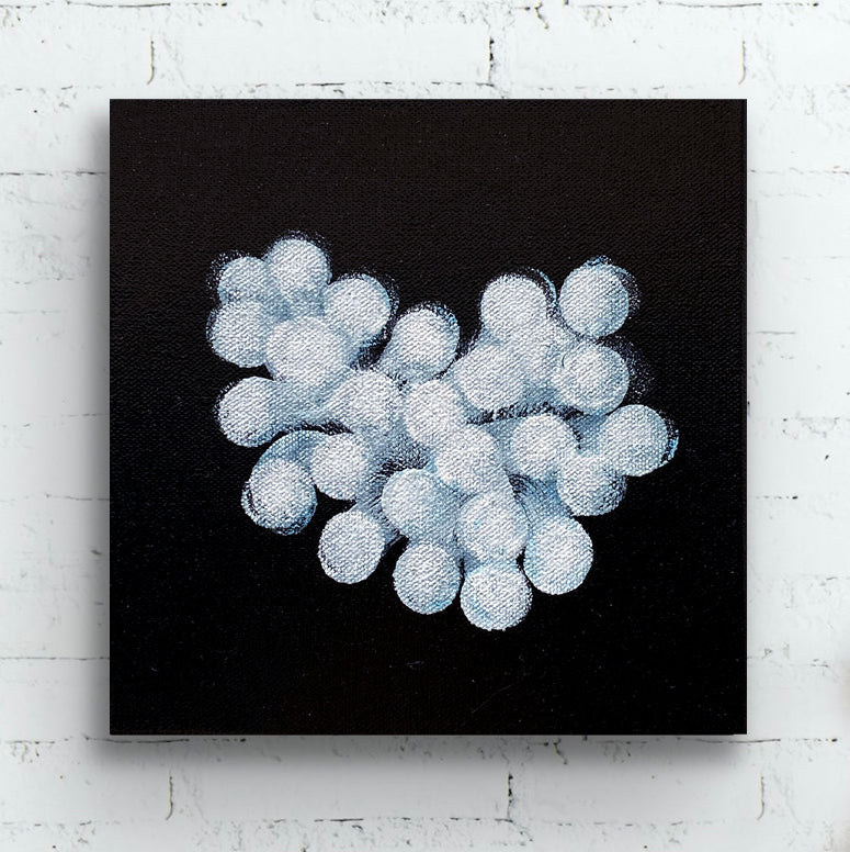 Bio Lumo I - Abstract Small Sealife Painting