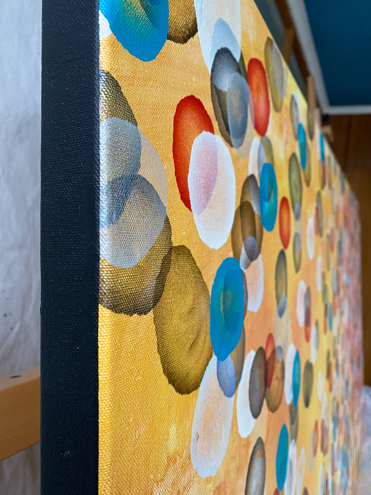 Vitae Field X, Huge Abstract Painting 153 x 184cm