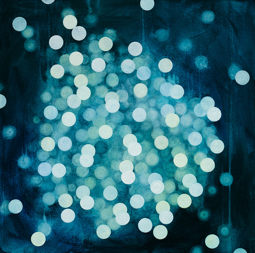 Aqueous Bloom Life Field XIX - Abstract Sealife Painting