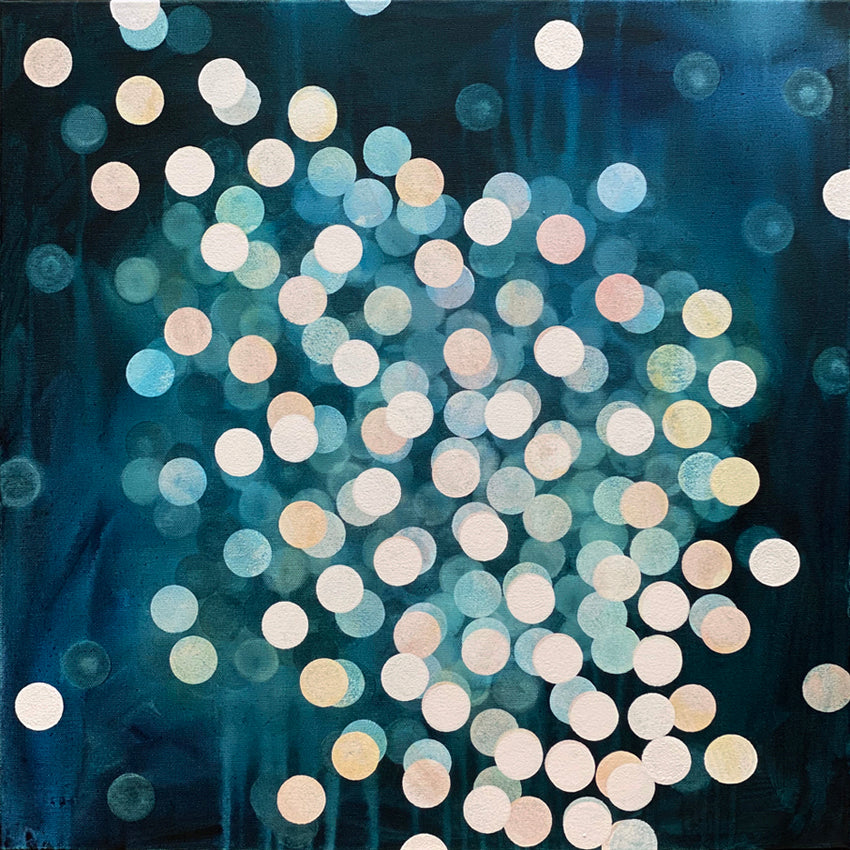 Aqueous Field – Coral Bloom VIII - Abstract Sealife Painting
