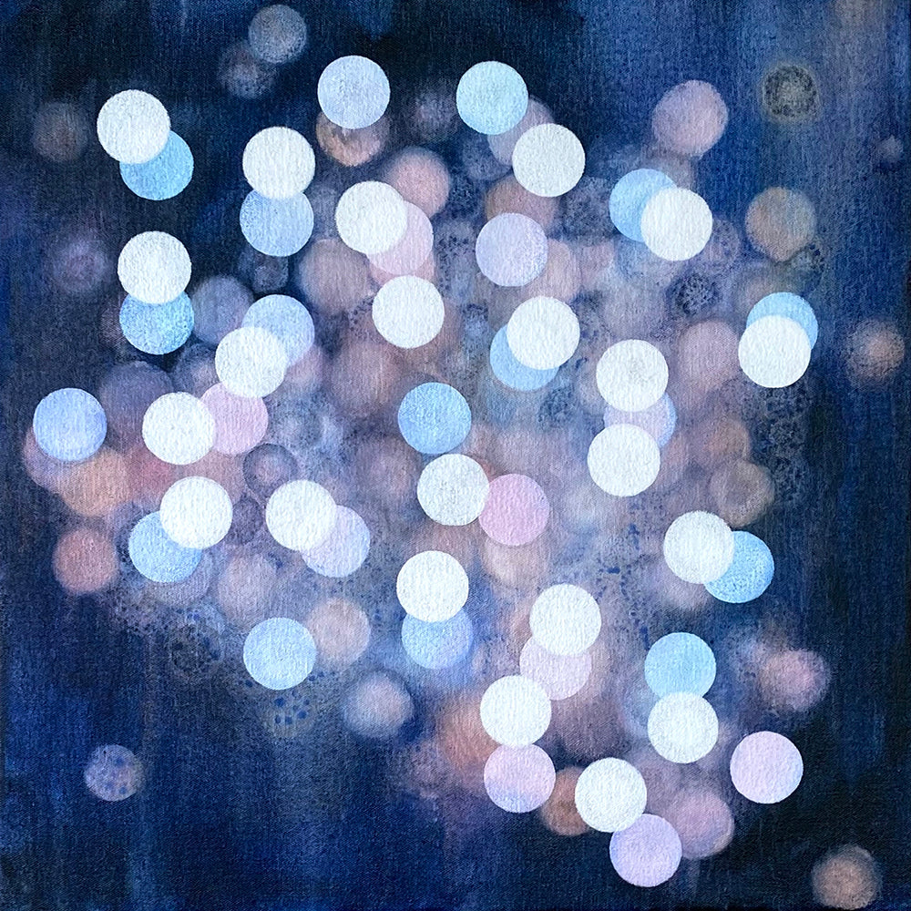 Bioluminous Dreamer II - Abstract Sealife Painting