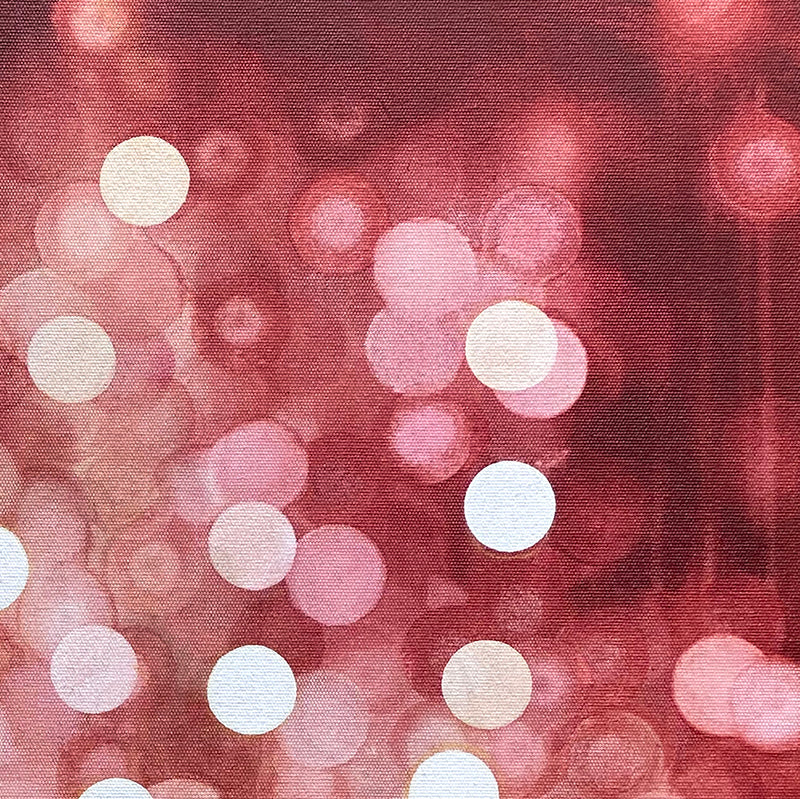 Aqueous Field Coral Bloom XV - Abstract Sealife Painting 79cm x 79cm