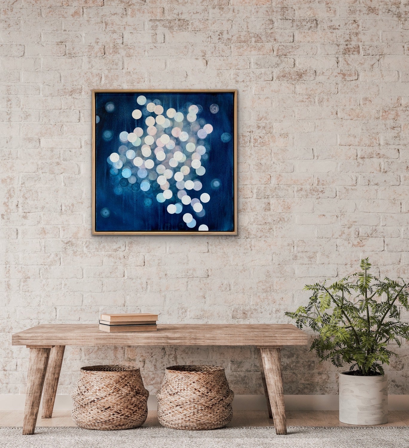 Aqueous Field – Coral Bloom X - Abstract Sealife Painting