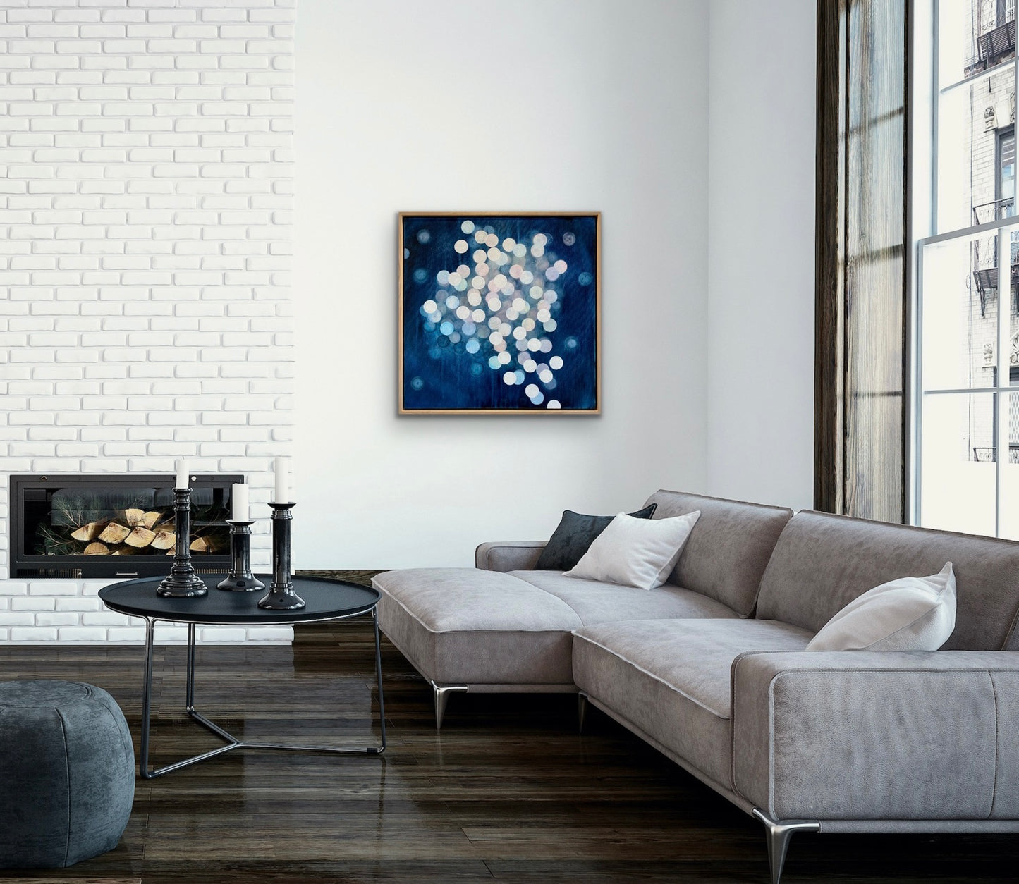 Aqueous Field – Coral Bloom X - Abstract Sealife Painting