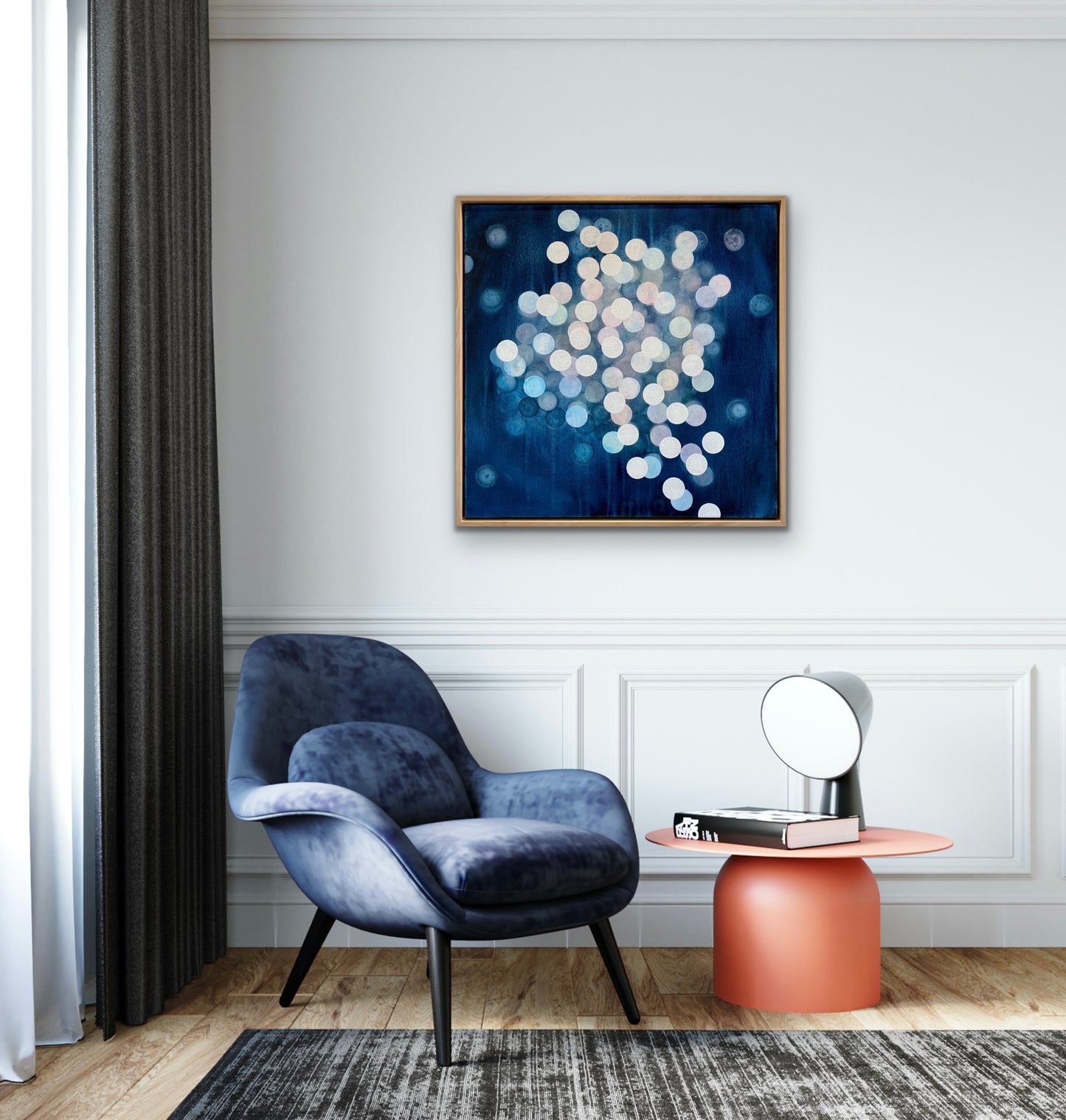 Aqueous Field – Coral Bloom X - Abstract Sealife Painting