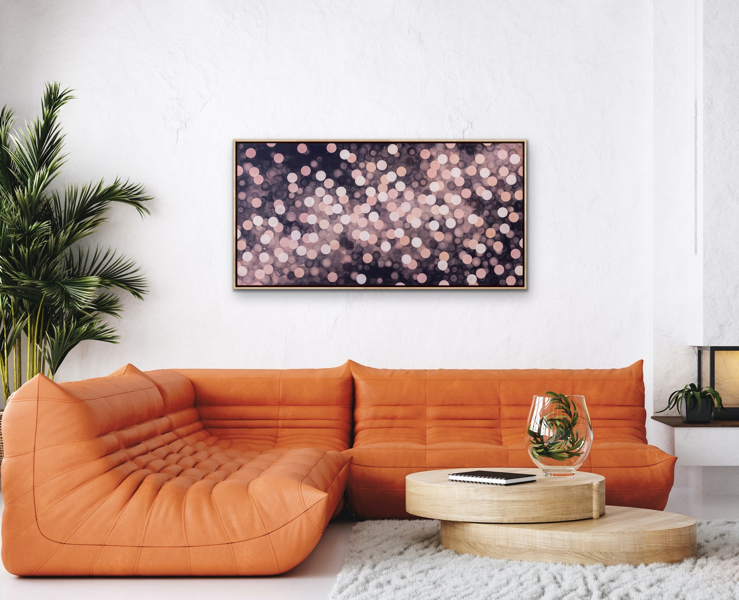 There was Something in the Air VII - Abstract Lights Painting 61cm x 122cm
