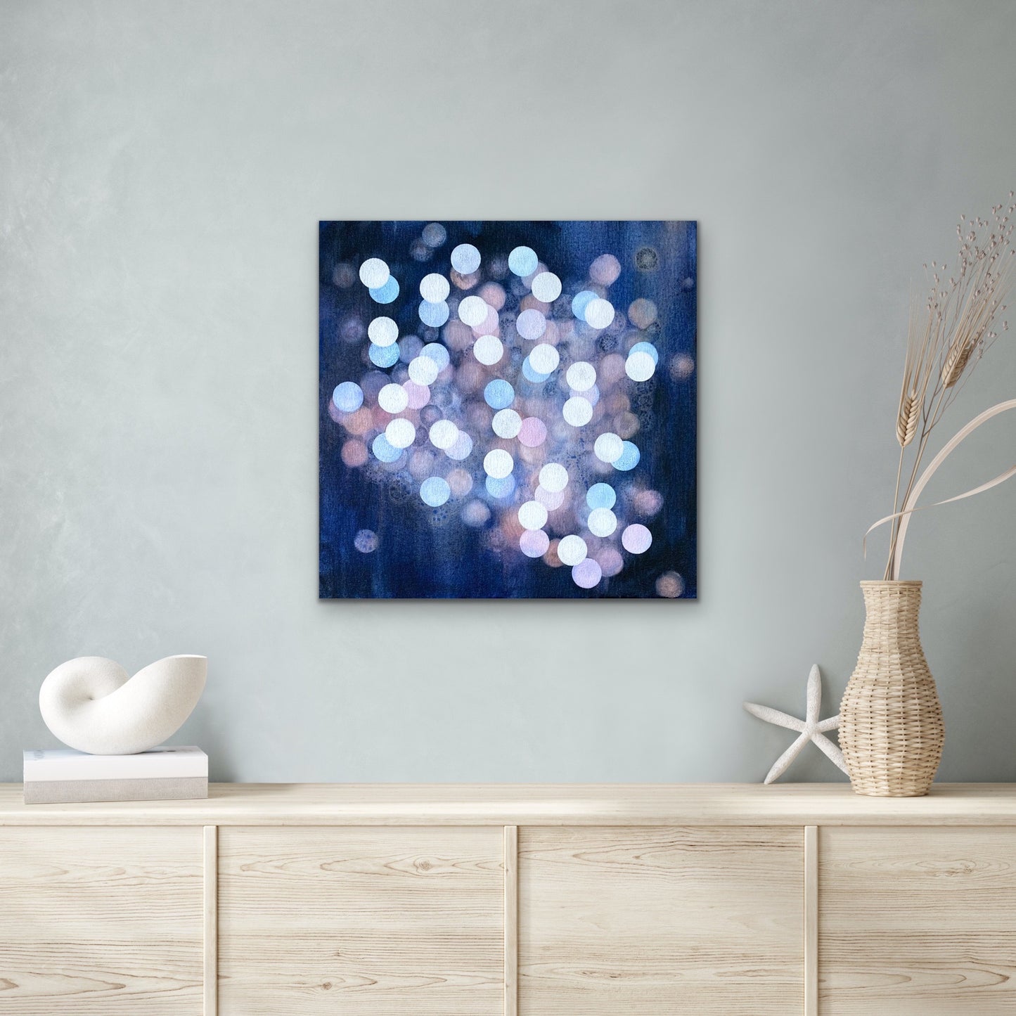 Bioluminous Dreamer II - Abstract Sealife Painting
