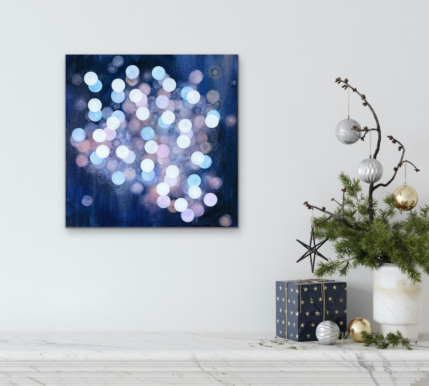Bioluminous Dreamer II - Abstract Sealife Painting