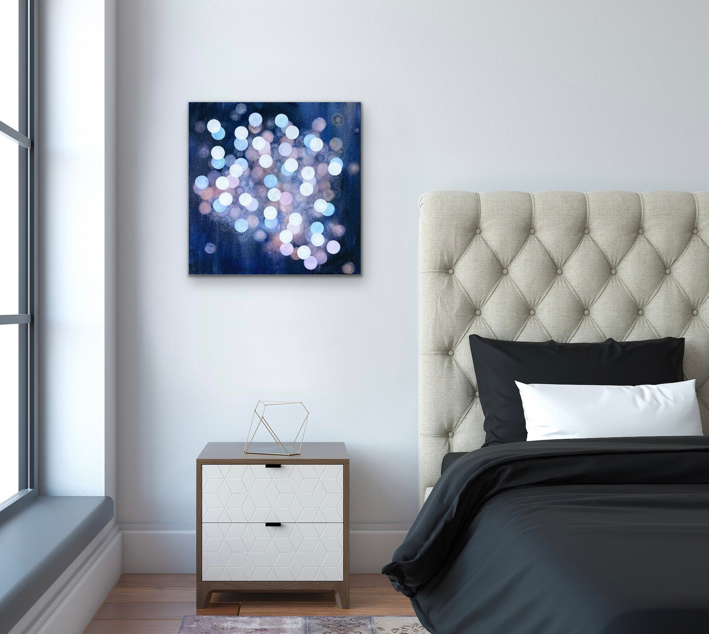 Bioluminous Dreamer II - Abstract Sealife Painting