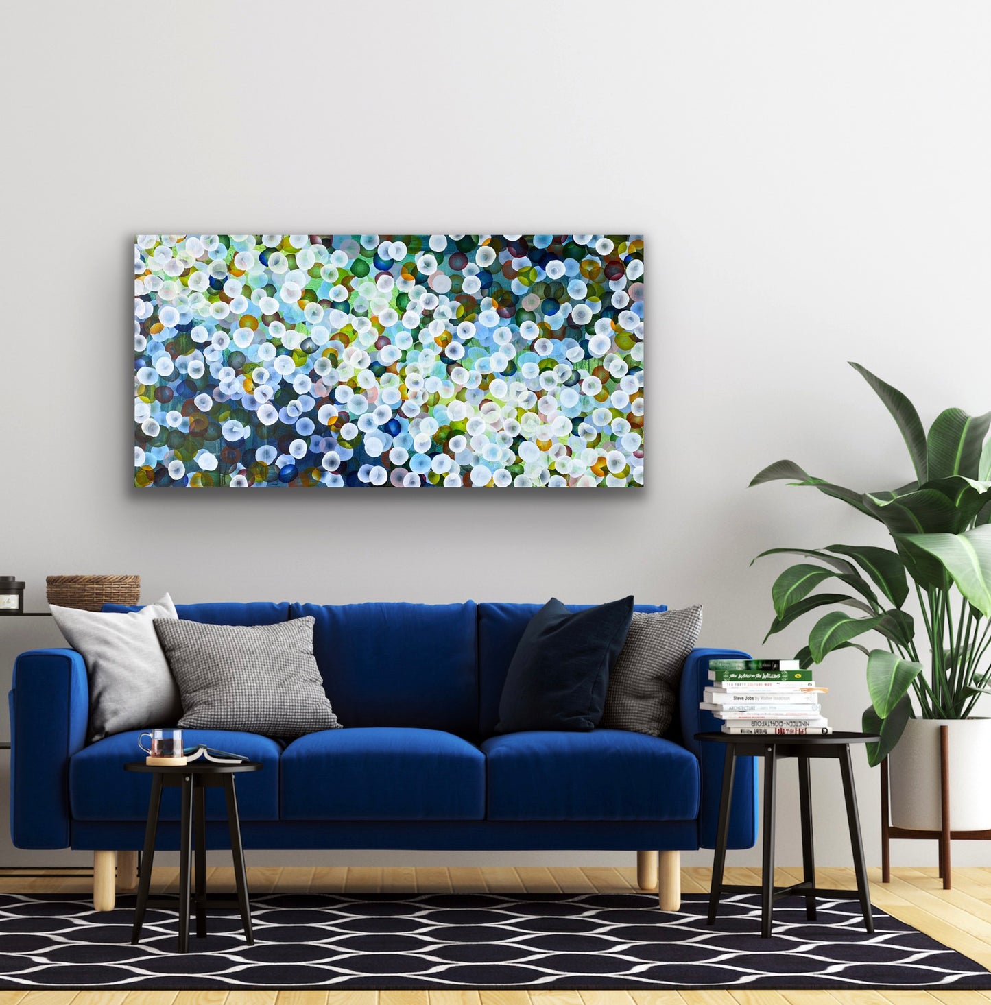 Bio Bloom Tideline Flurry II - Original Abstract Artwork inspired by coastal life