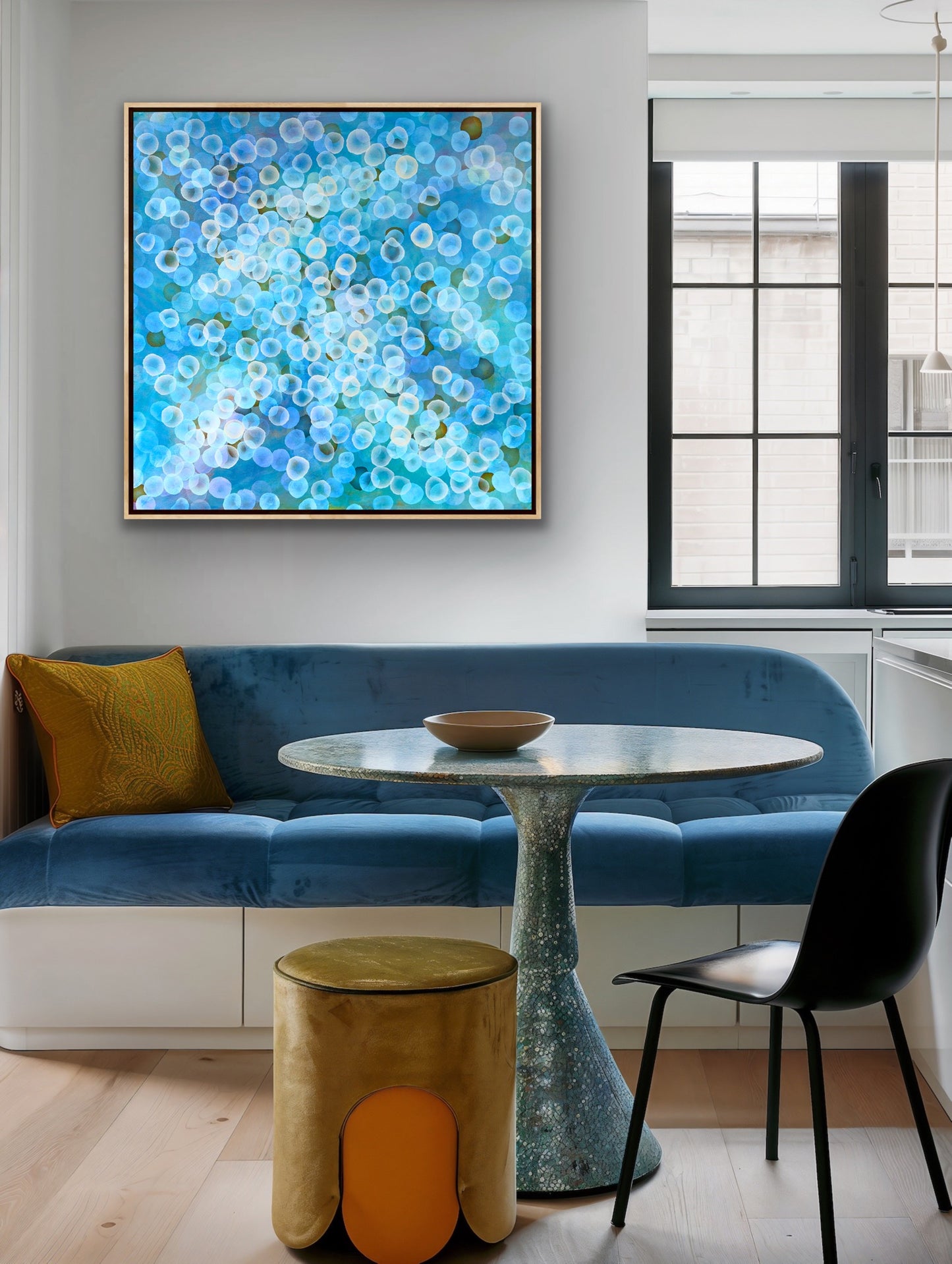 Aqueous Field VII  - Original Abstract Sealife Painting