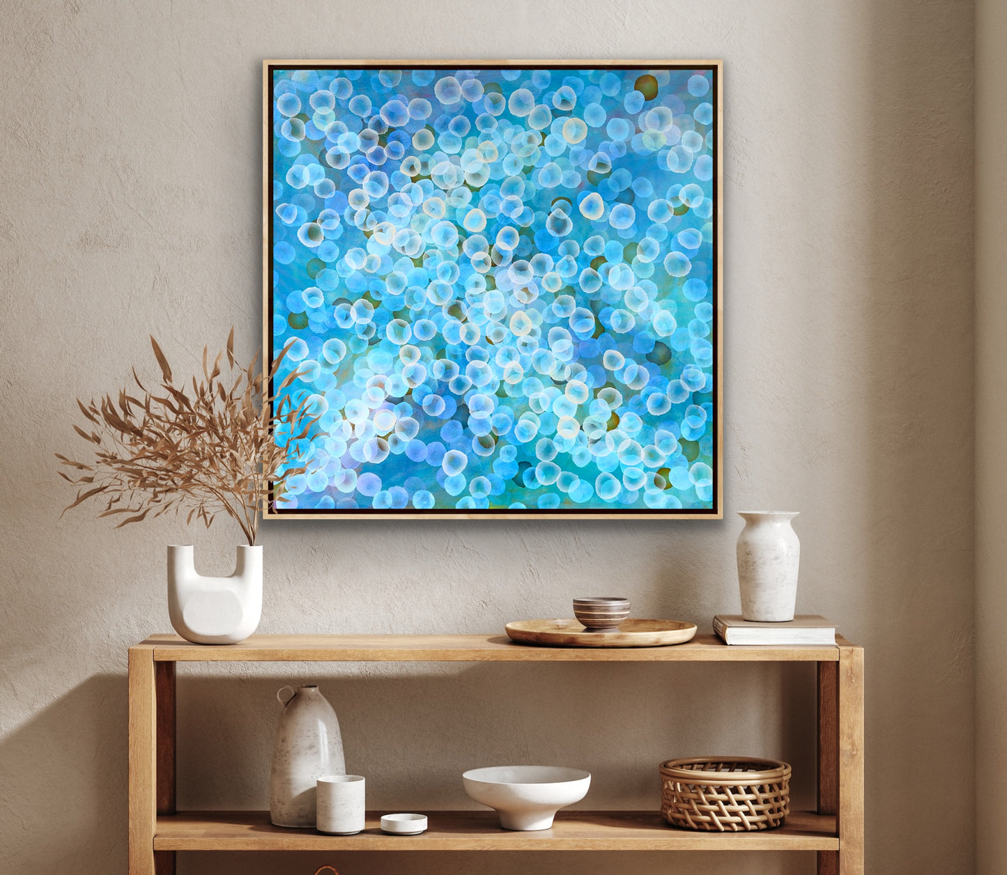 Aqueous Field VII  - Original Abstract Sealife Painting