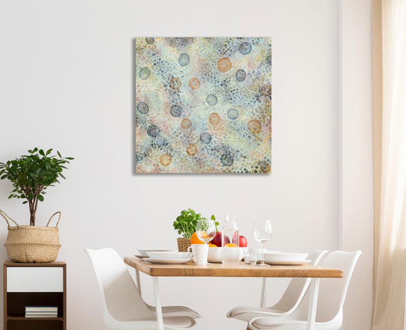 Bio-Cluster Bloom II - Original Abstract Sealife Painting