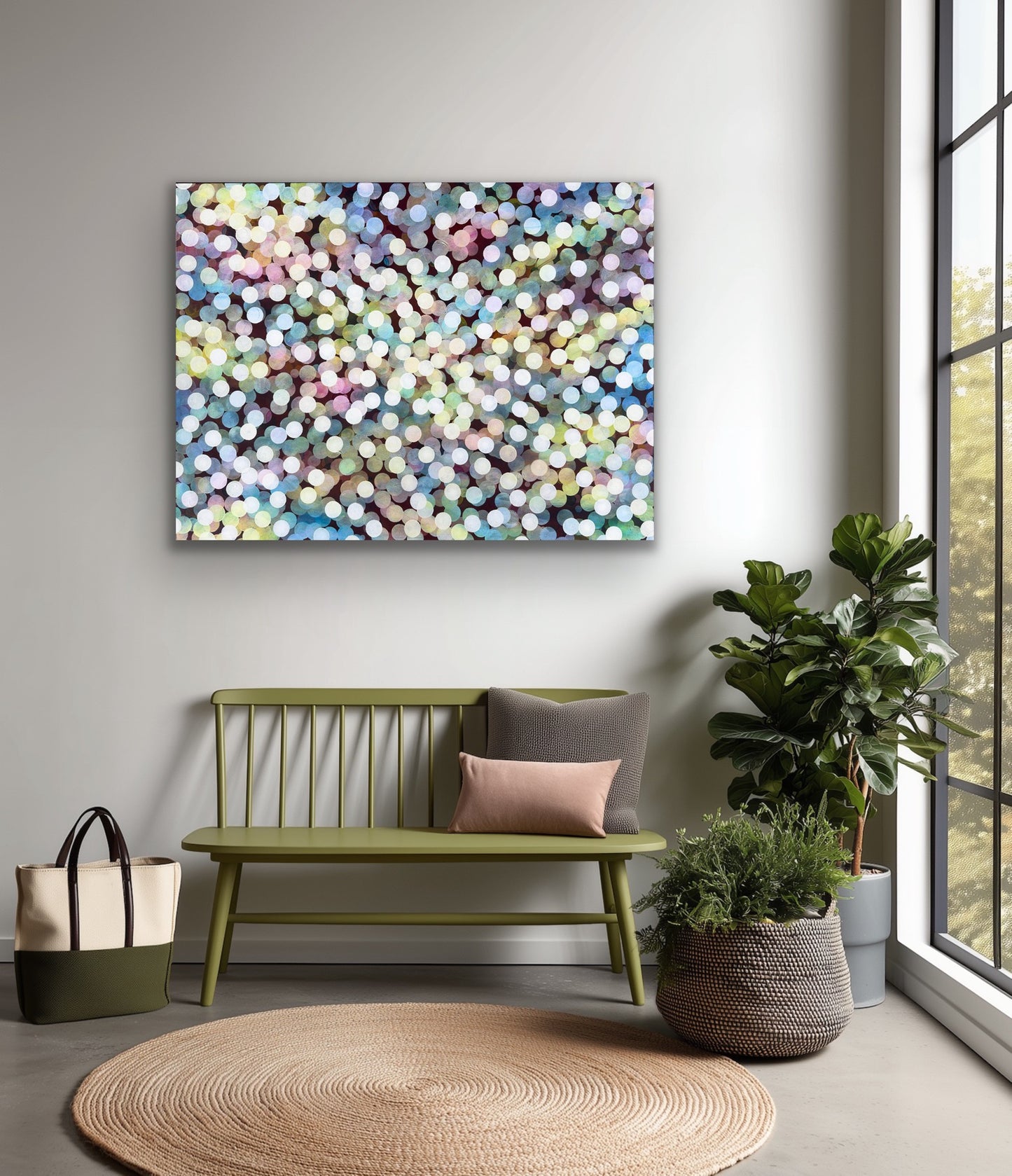 Reef Bloom Flurry II - Abstract Ocean Art