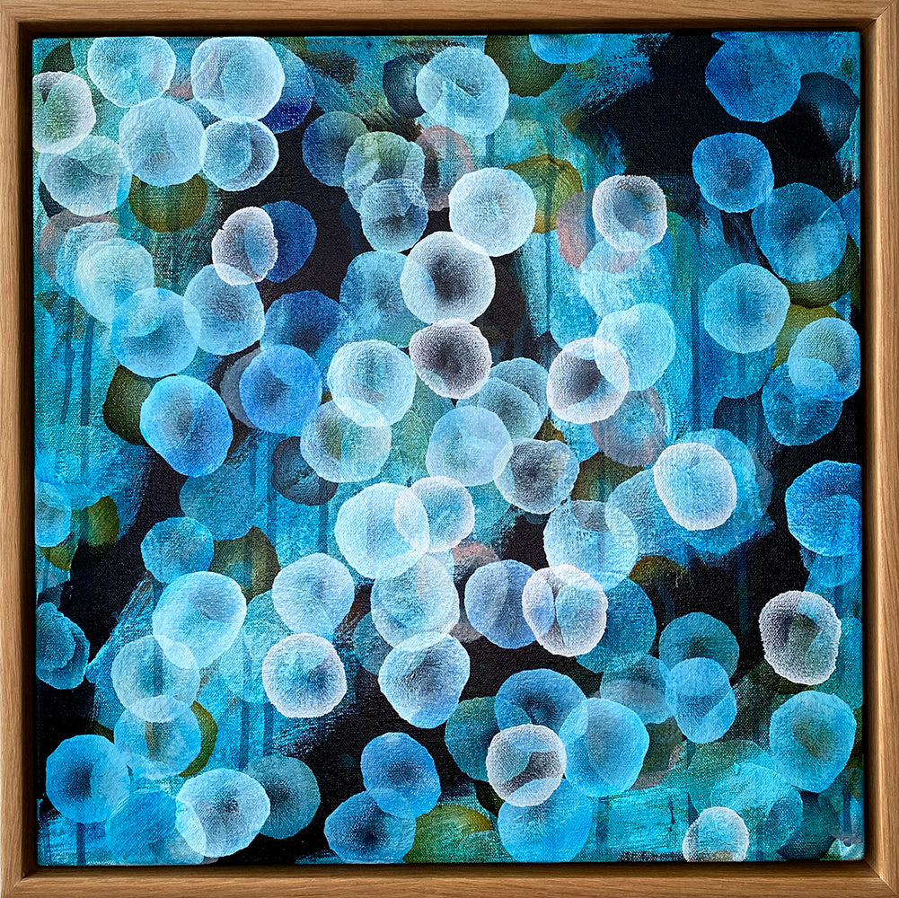 Bio Bloom Flow V - Abstract Microscopic Sealife Artwork