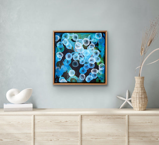 Bio Bloom Flow IV - Abstract Microscopic Sealife Painting