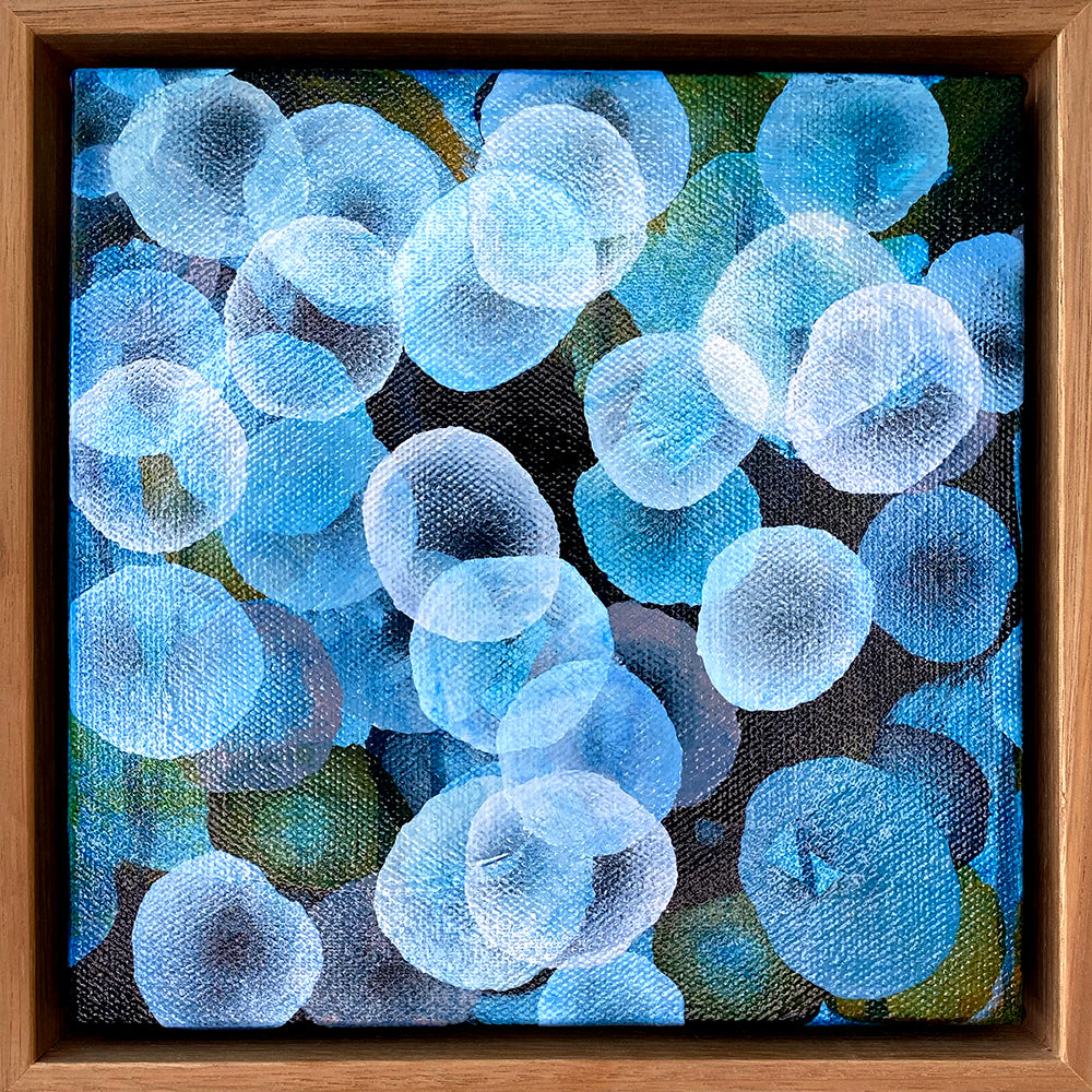 Bio Bloom Flow II - Abstract Microscopic Sealife Painting
