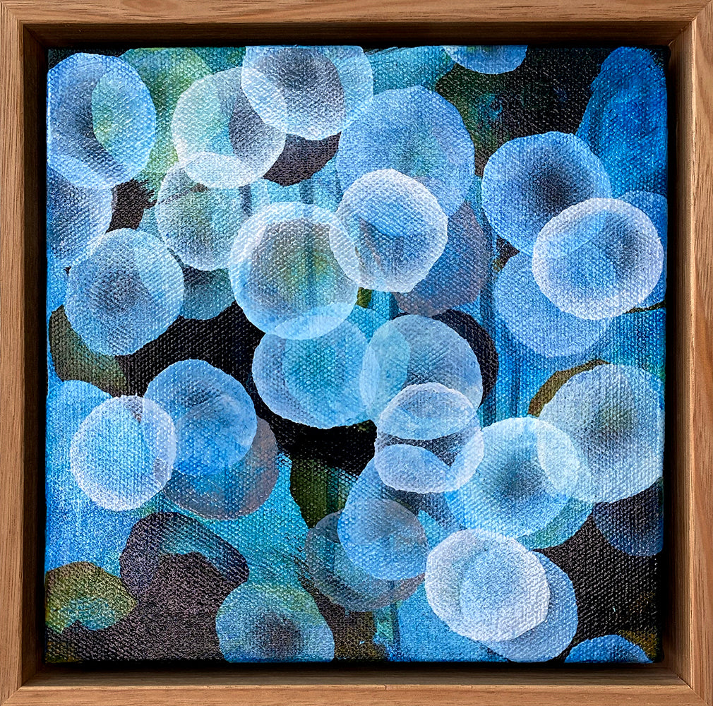 Bio Bloom Flow I - Abstract Microscopic Sealife Painting