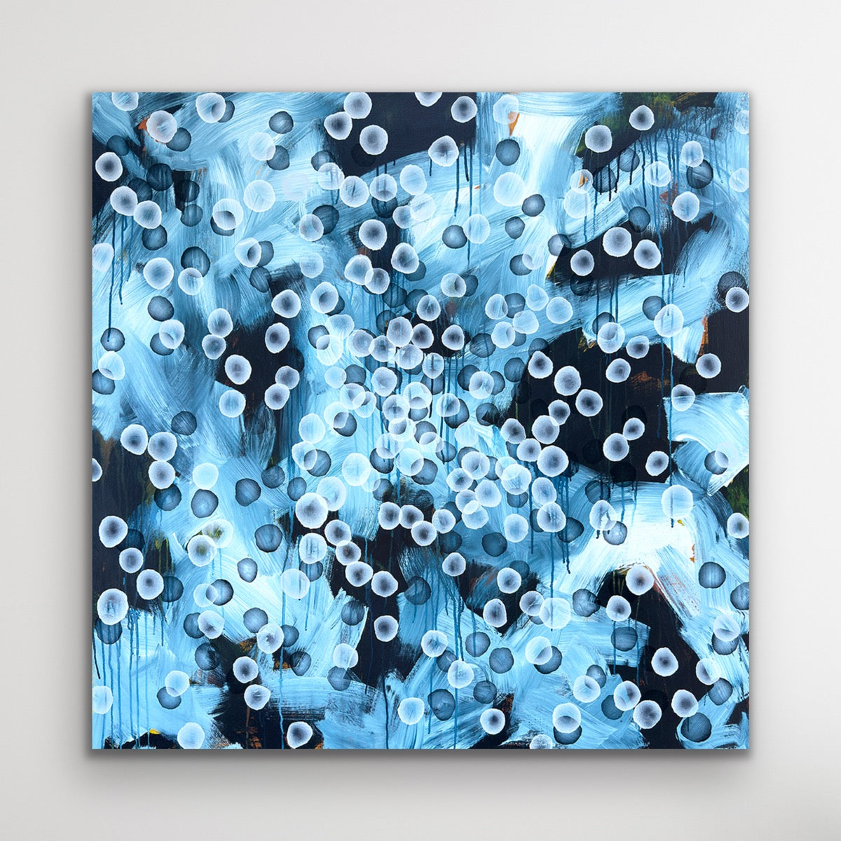 Tideline Bloom I – Large Coastal Abstract Painting
