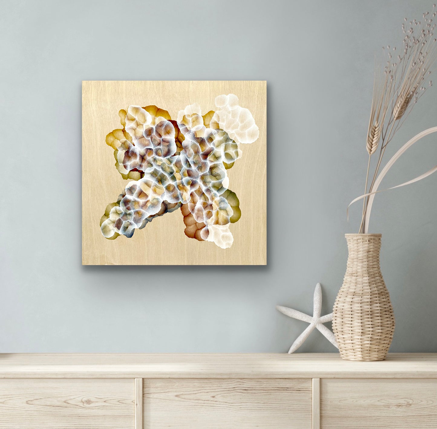 Bio-Cluster Reef Bloom III – Original Abstract Painting