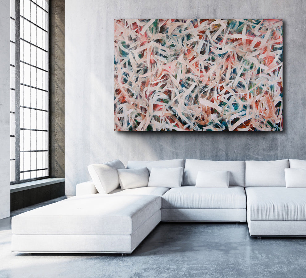 Coastal Scrub Dance – large 183cm x 122cm Original Painting