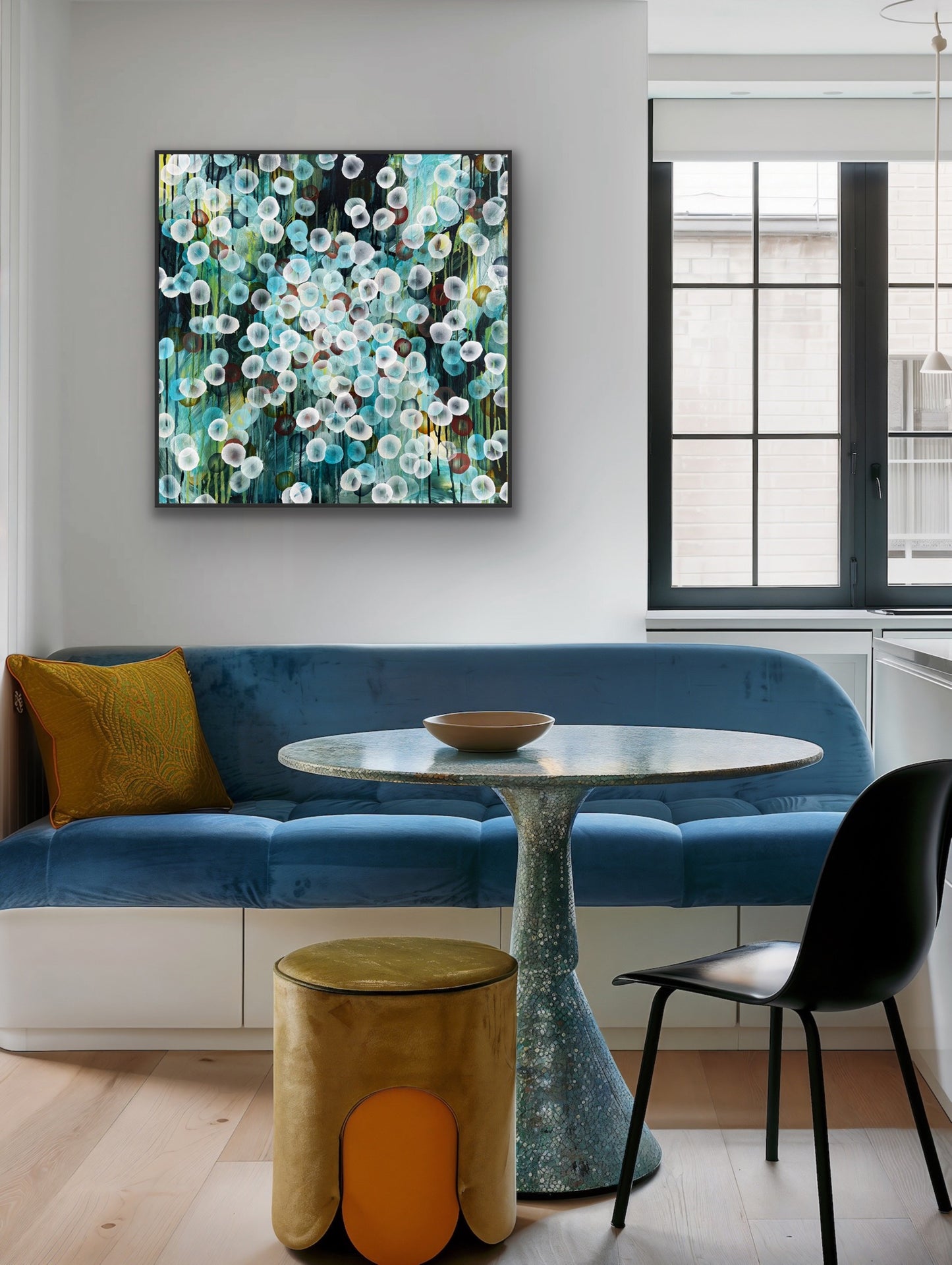 Coastal Deluge I | Original Ocean-Inspired Abstract Painting