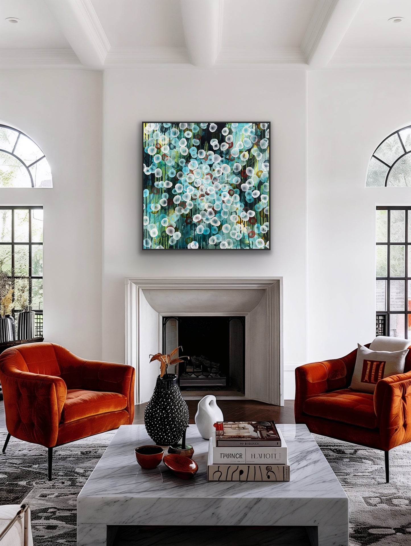 Coastal Deluge I | Original Ocean-Inspired Abstract Painting