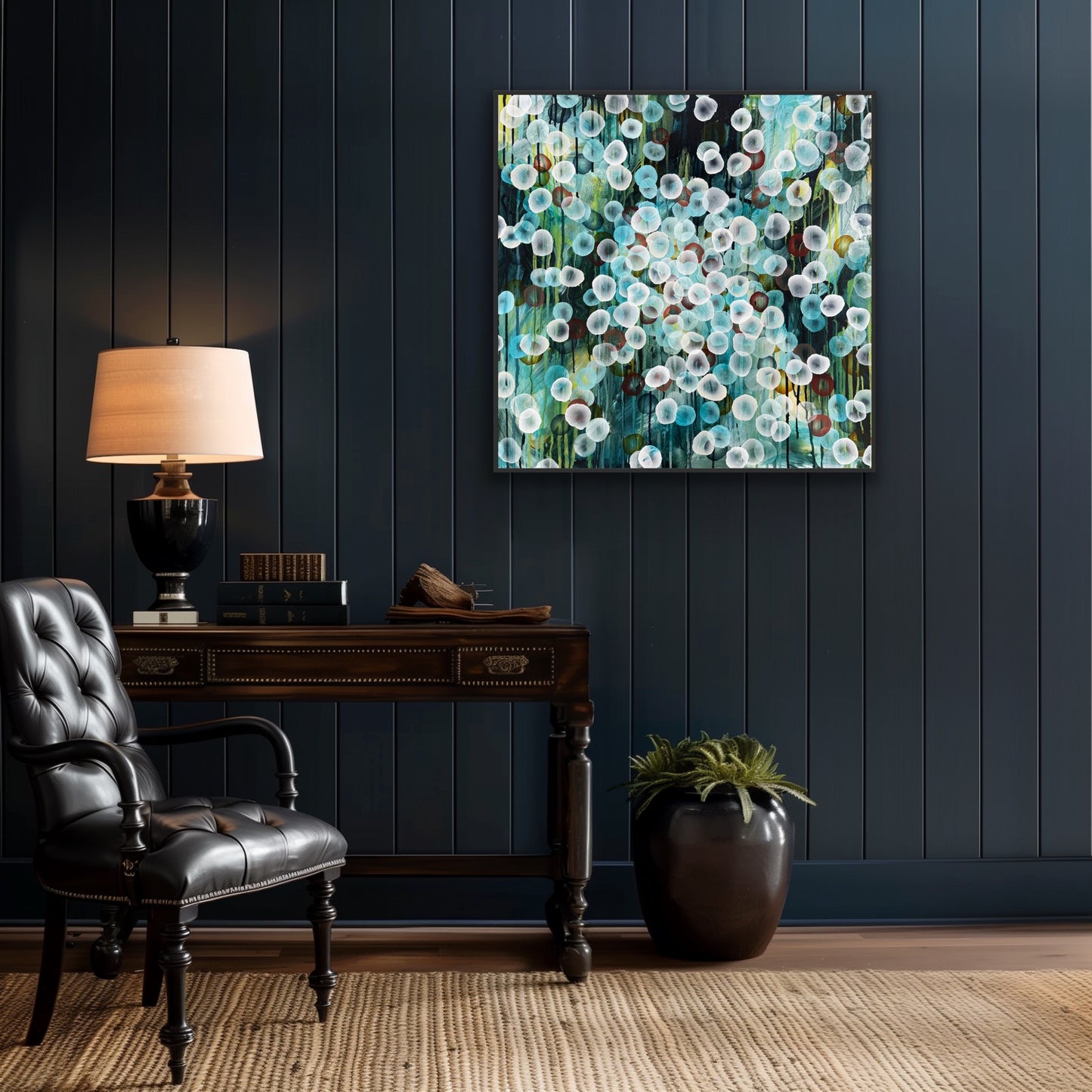 Coastal Deluge I | Original Ocean-Inspired Abstract Painting