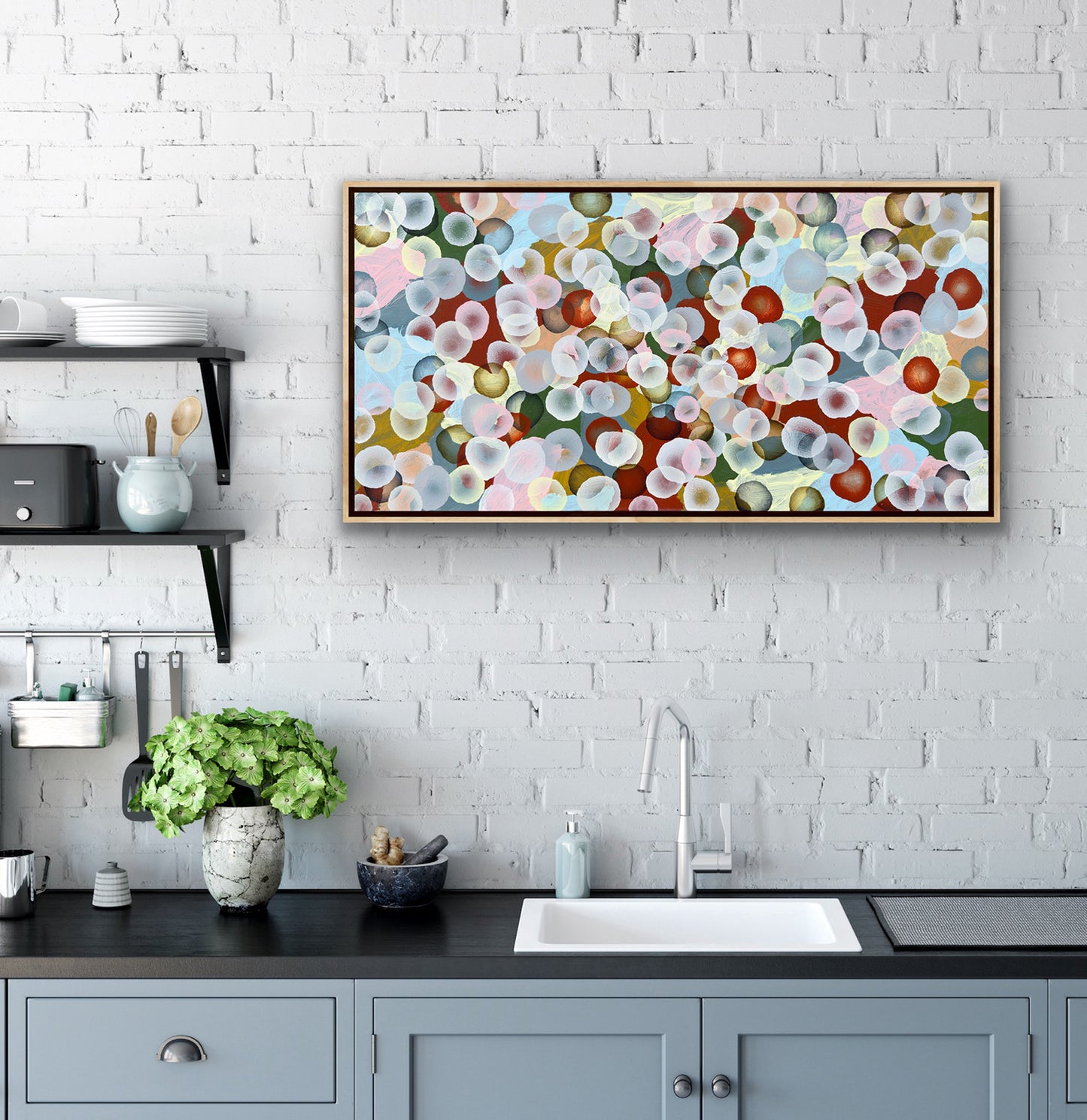 Bio Bloom Rock Pool  – Original Abstract Painting