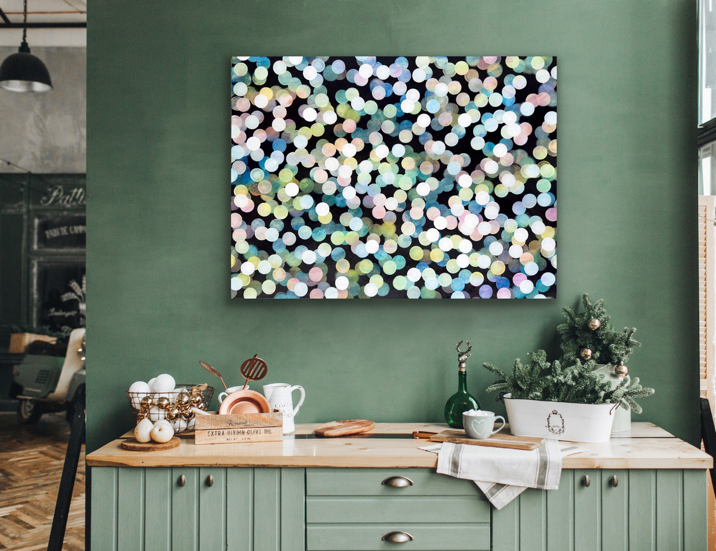 Reef Bloom Flurry - Abstract Ocean Art