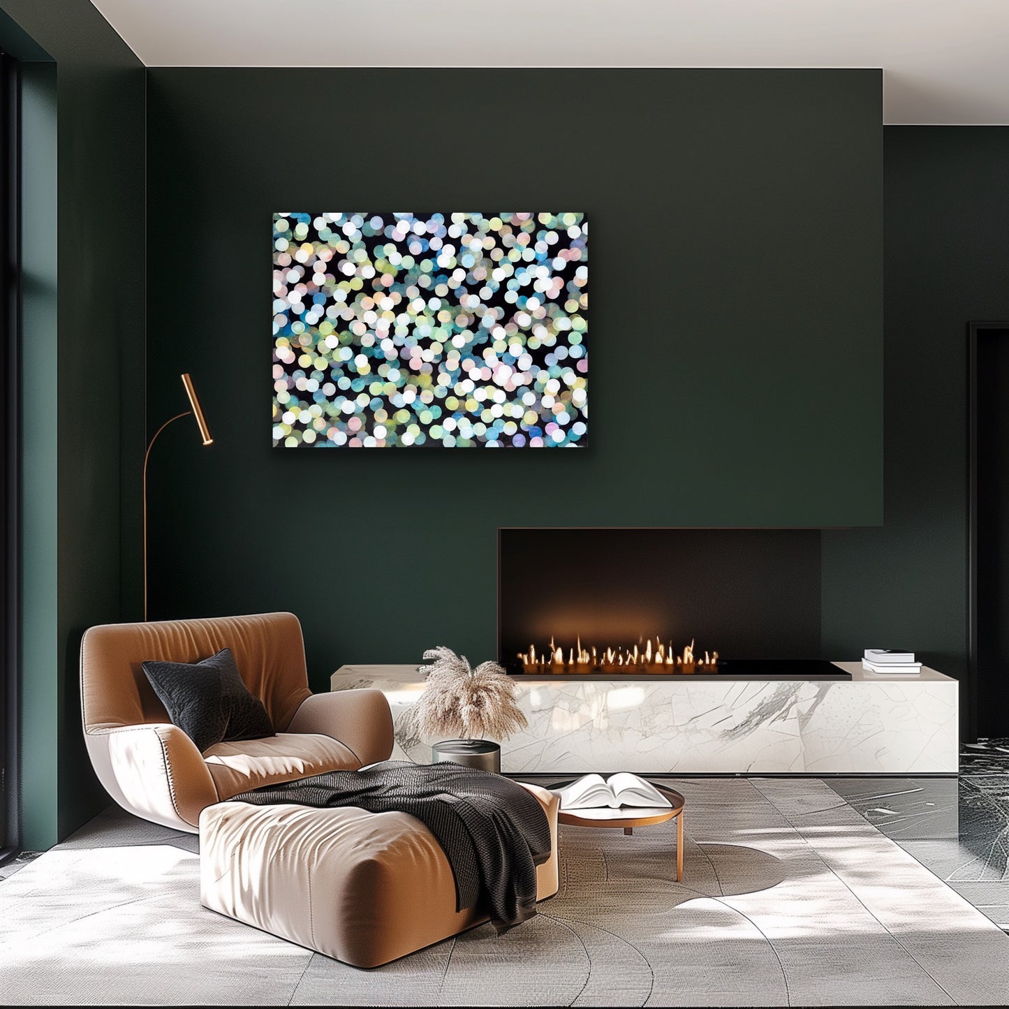 Reef Bloom Flurry - Abstract Ocean Art