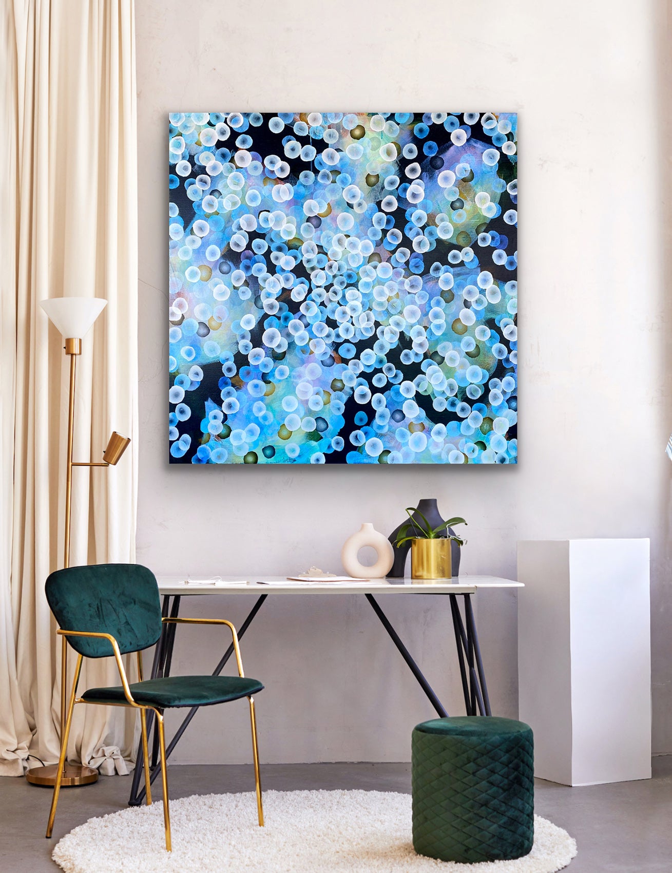 Bioluminescent Spritz - Original Abstract Painting