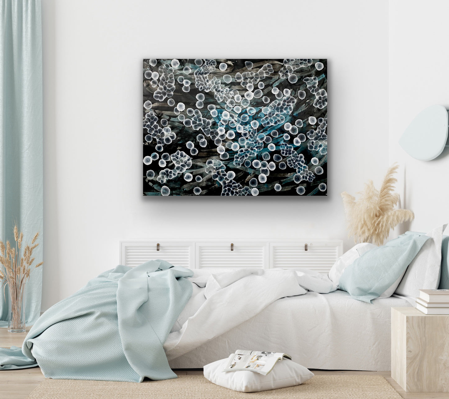 Bioluminous Reef Song - Original Abstract Sea Painting