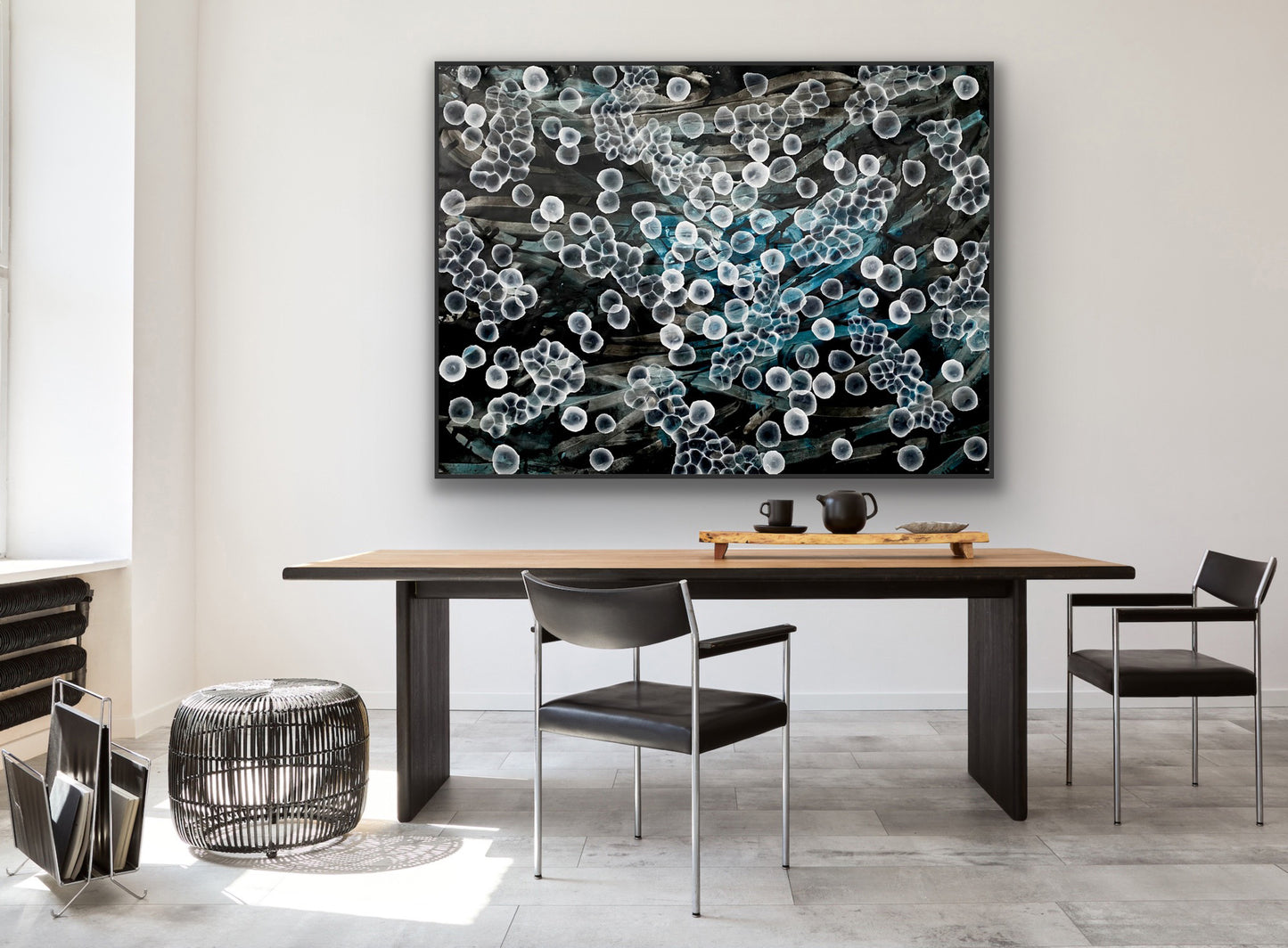 Bioluminous Reef Song - Original Abstract Sea Painting