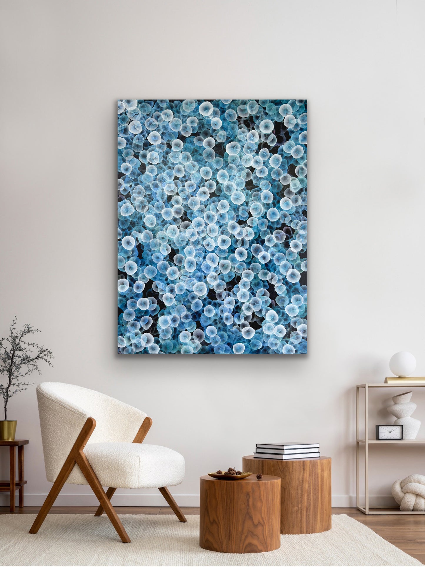 Bioluminous Drift II an Original Abstract Sea Painting