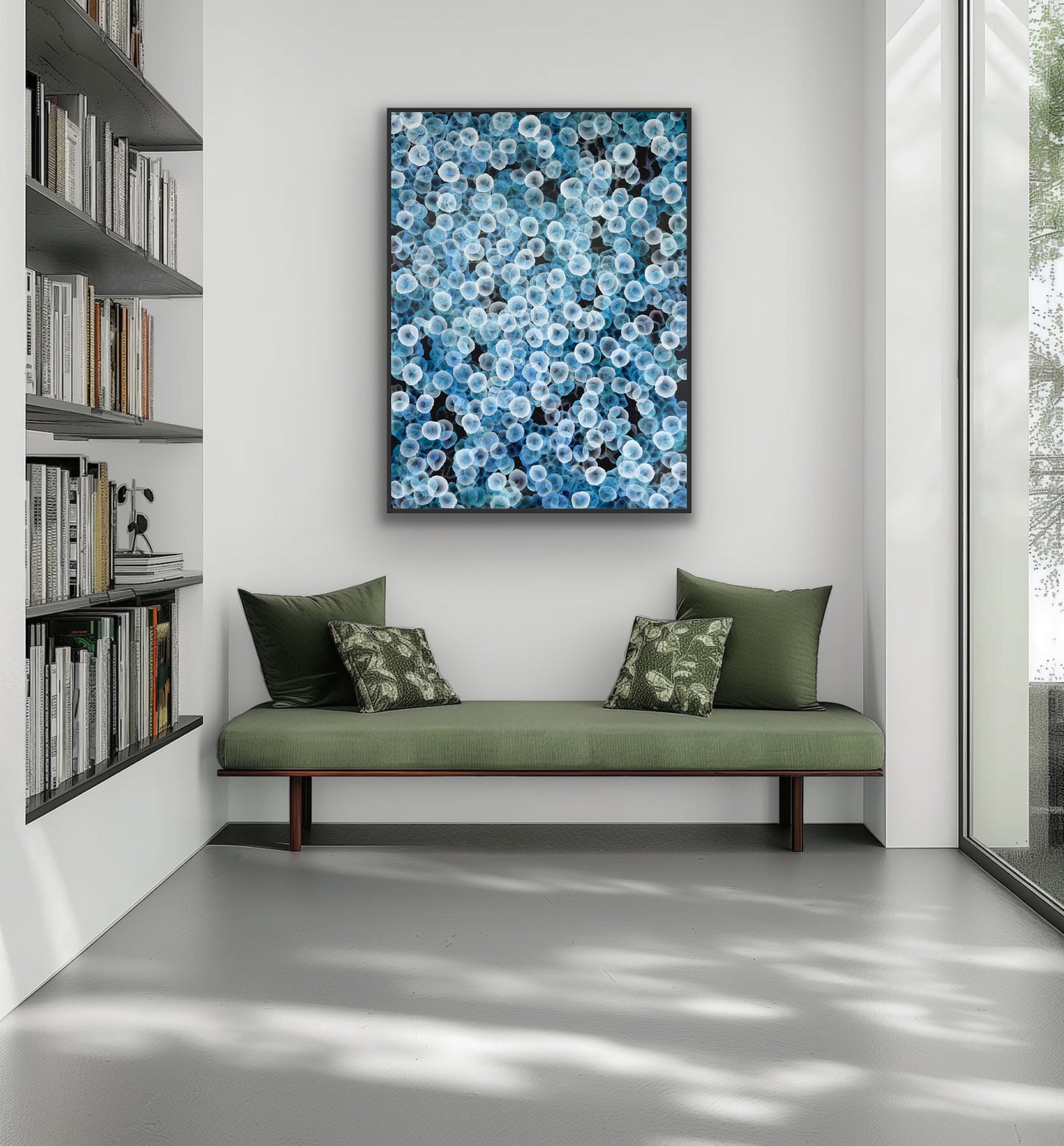 Bioluminous Drift II an Original Abstract Sea Painting